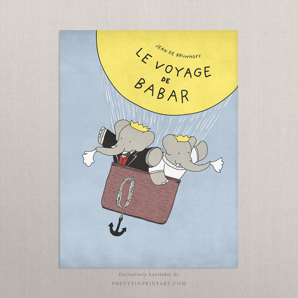 Babar Nursery Art – Pretty In Print Art Ltd