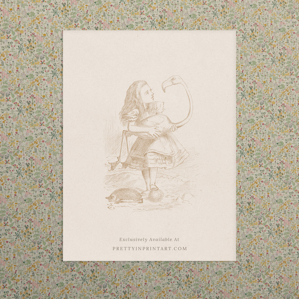 Alice's Adventures in Wonderland | Unframed – Pretty in Print Art Ltd