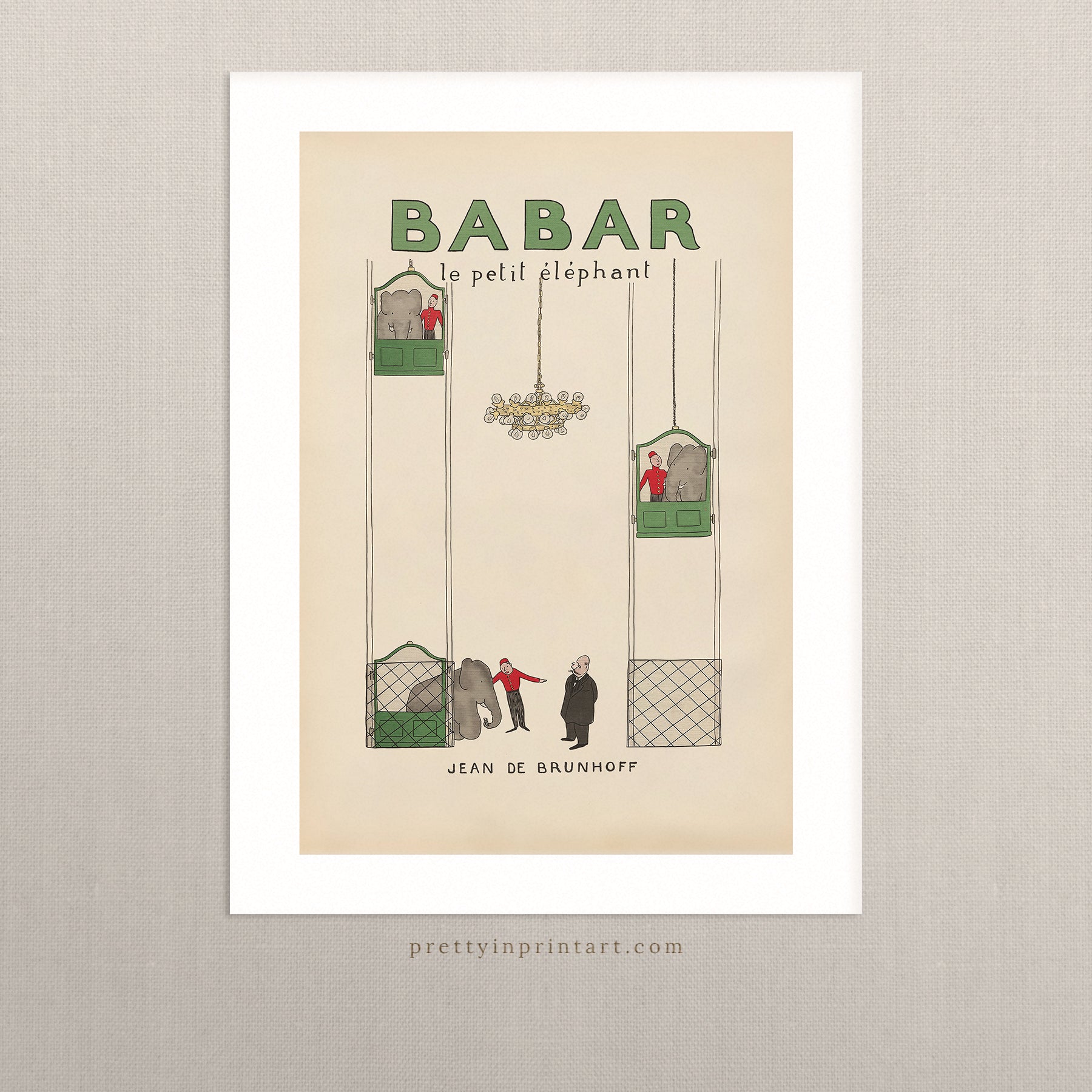 Babar Vintage Art 00104 | Ungerahmt