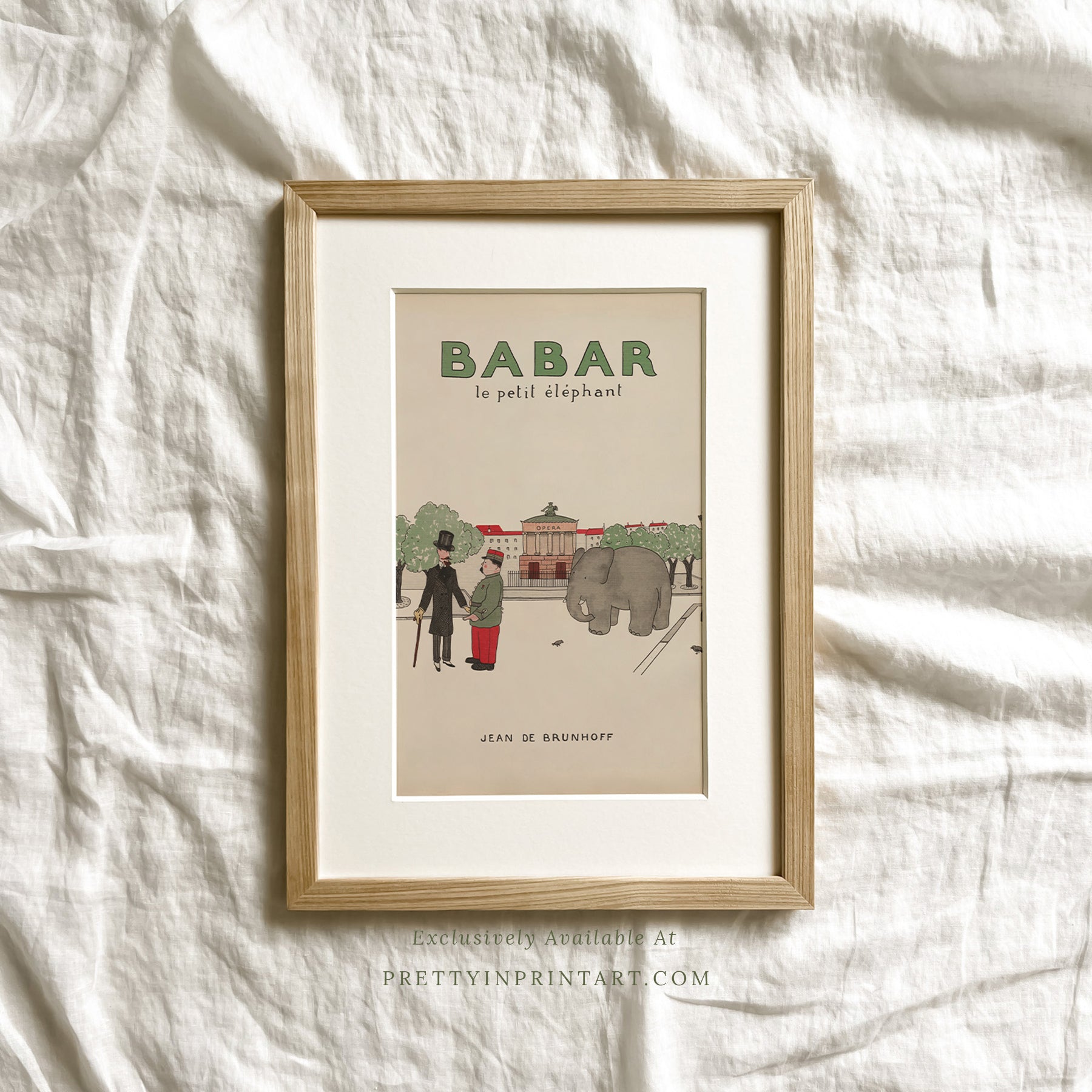 Babar Vintage Art 00105 |  Framed & Mounted Print