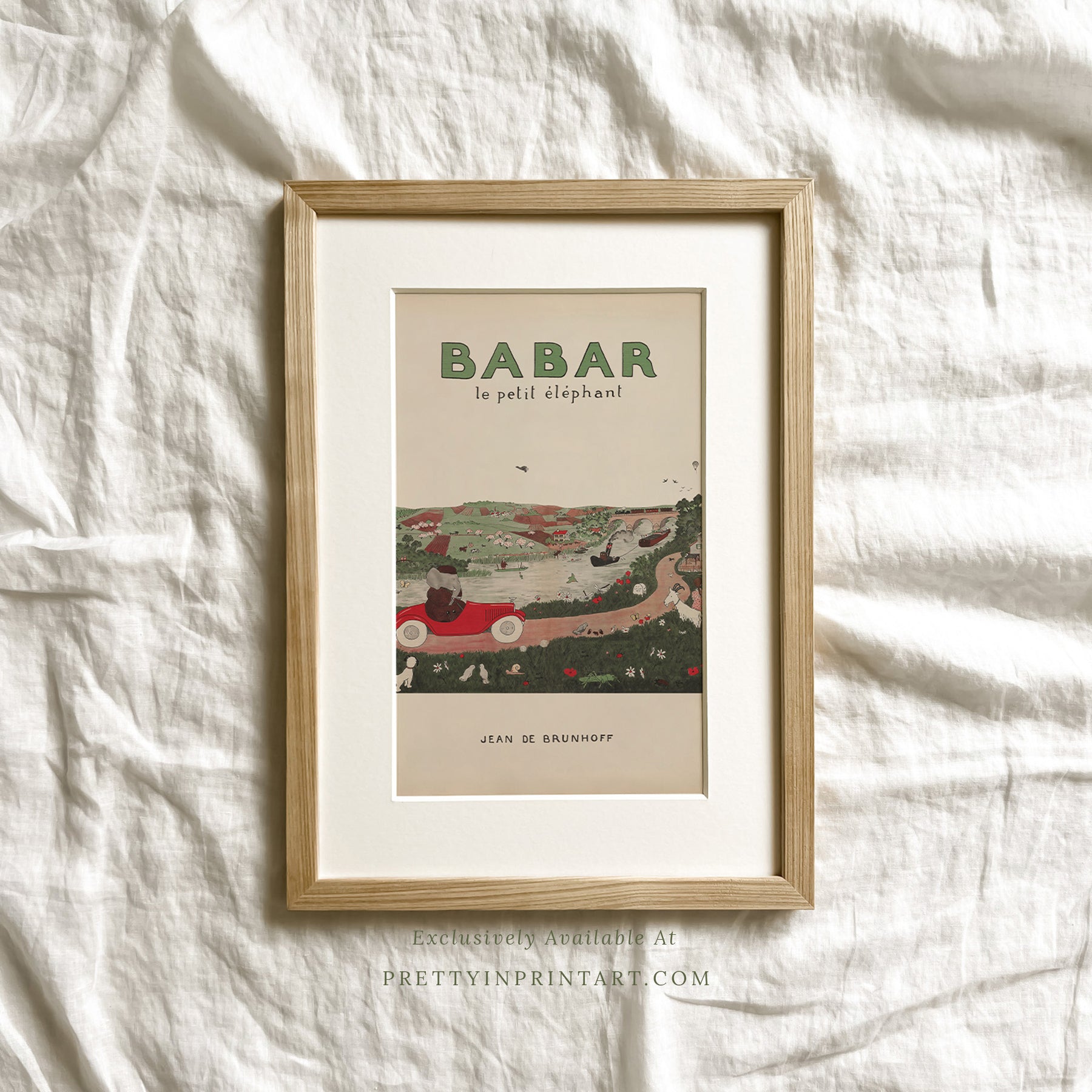 Babar Vintage Art 00106 |  Framed & Mounted Print