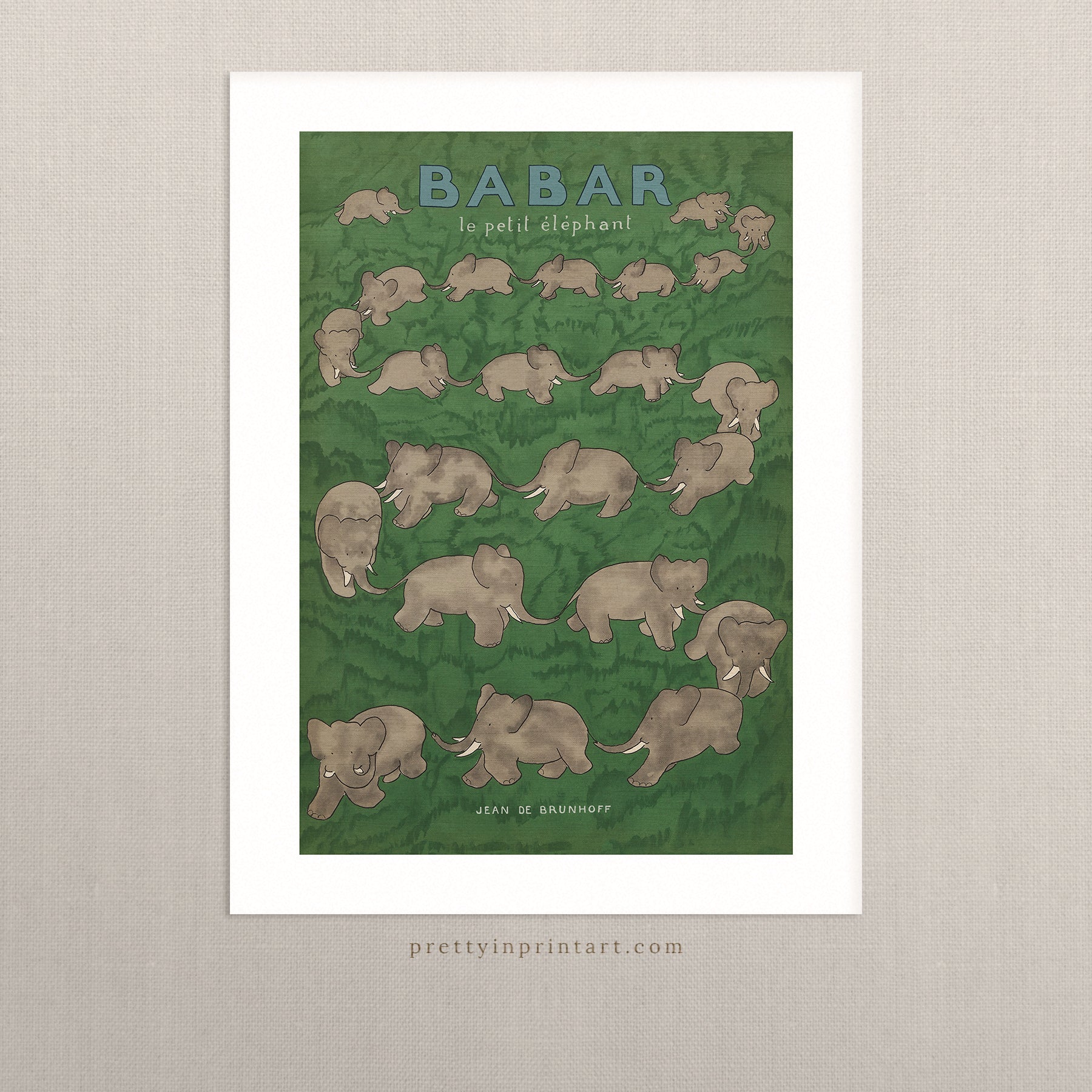 Babar Vintage Art 00110 | Ungerahmt