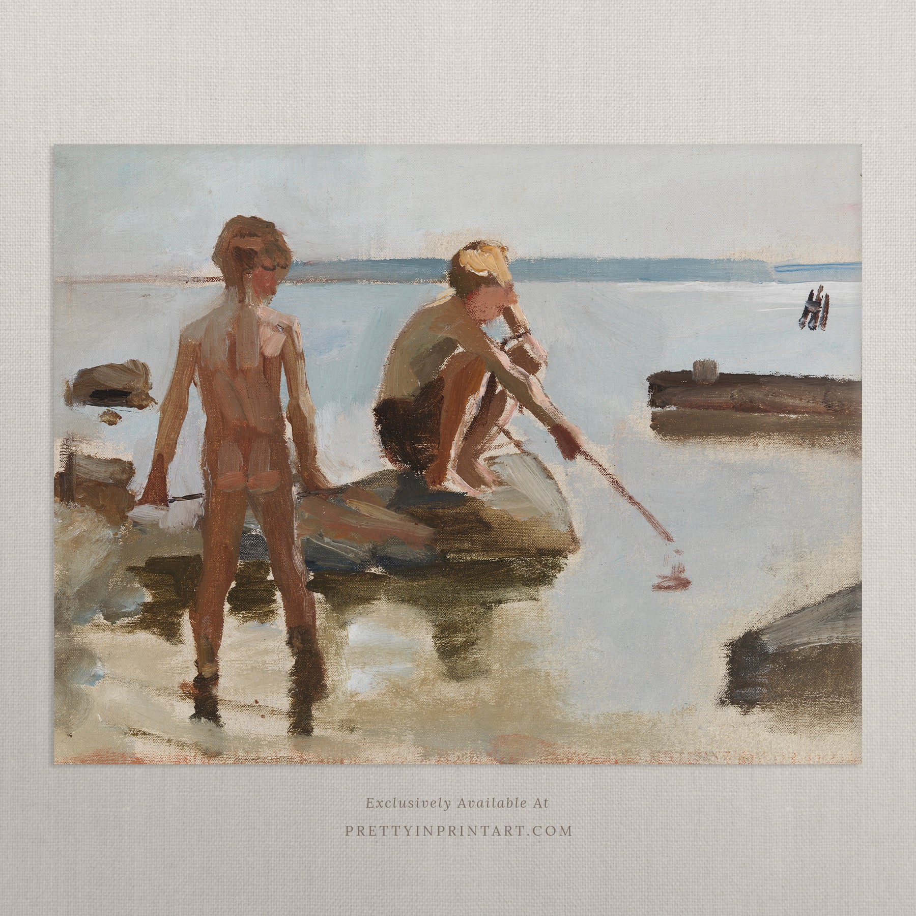 Vintage Beach Art 00542 | Ungerahmt