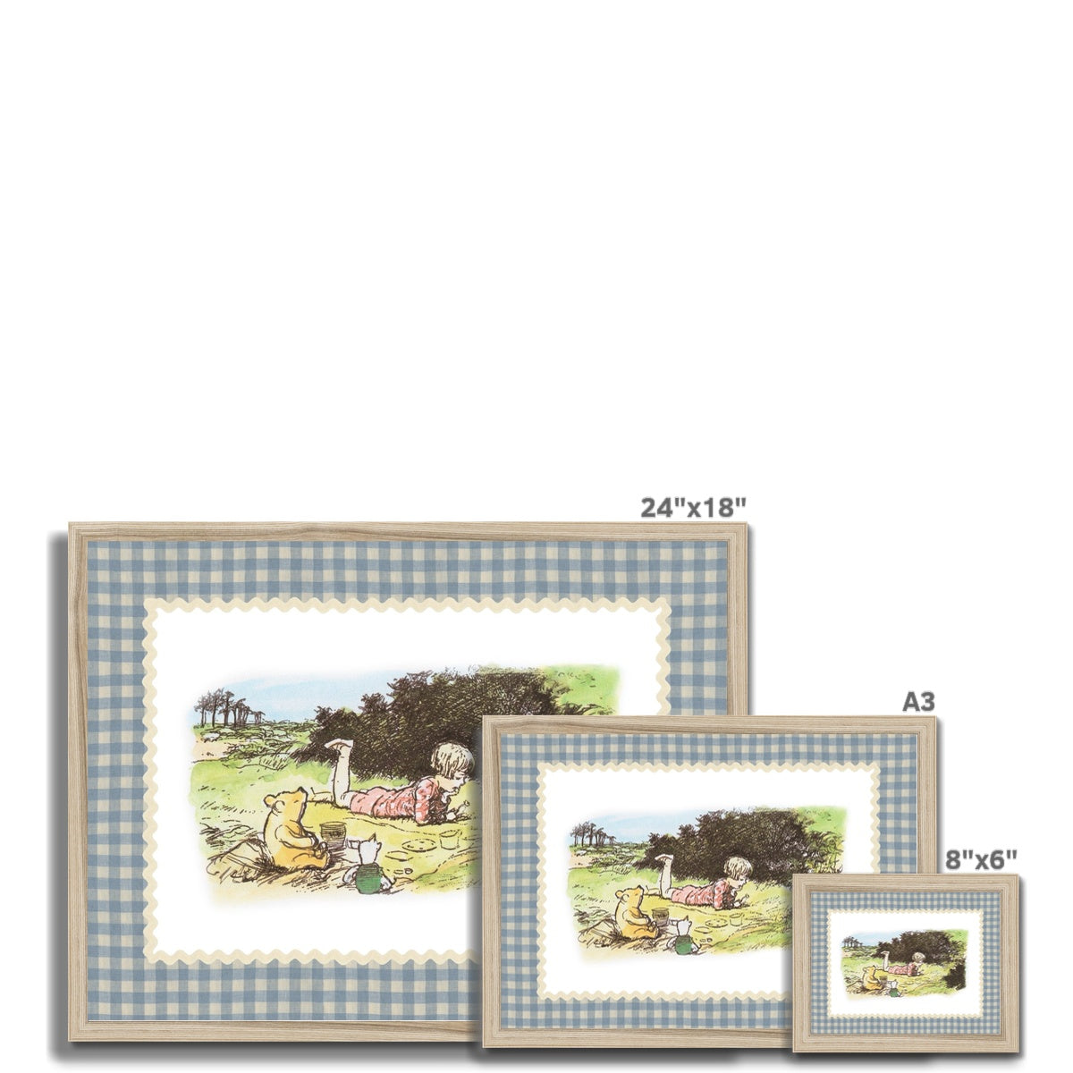 Winnie The Pooh Art Print 003 |  Framed Print