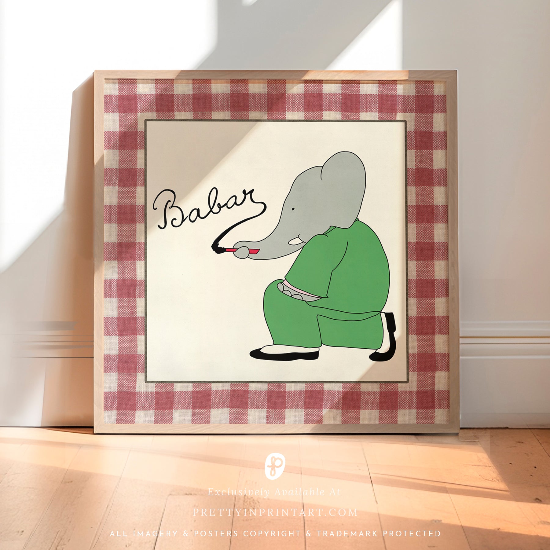 Babar Kinderzimmer Art 008 | Ungerahmt