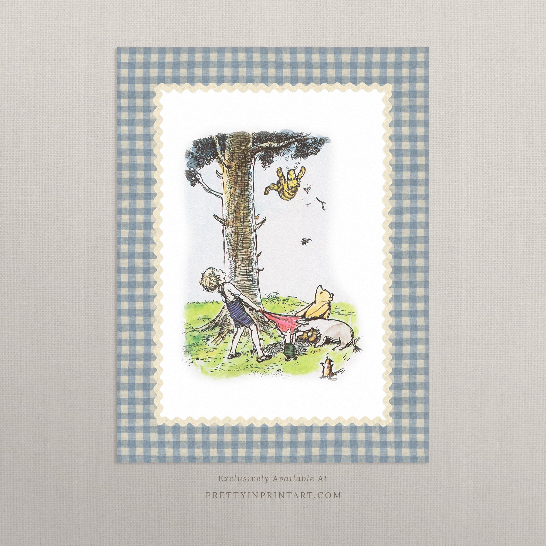 Winnie The Pooh Art Print 012 |  Unframed