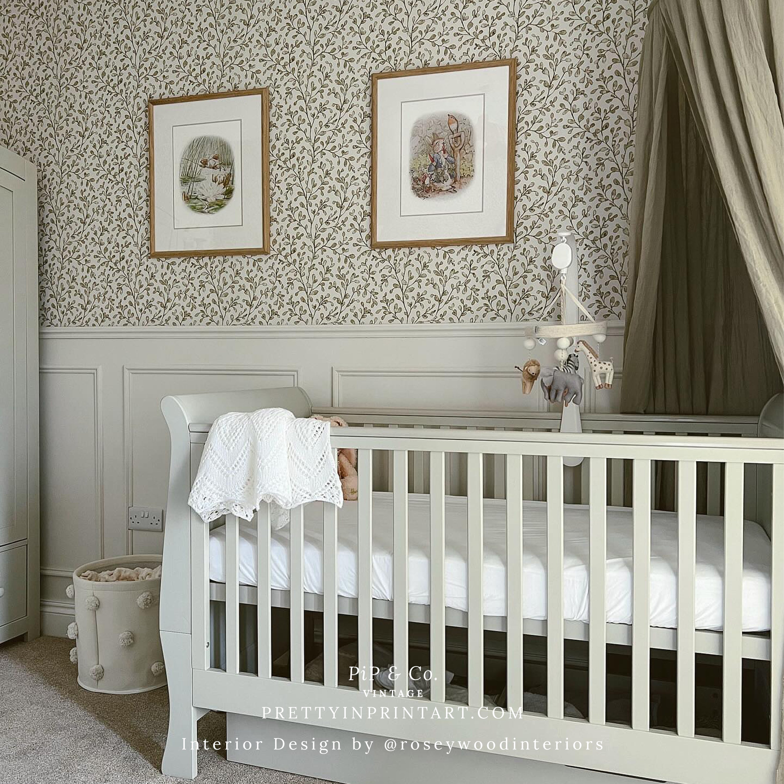 Beatrix Potter, individuell gerahmt mit @roseywoodinteriors