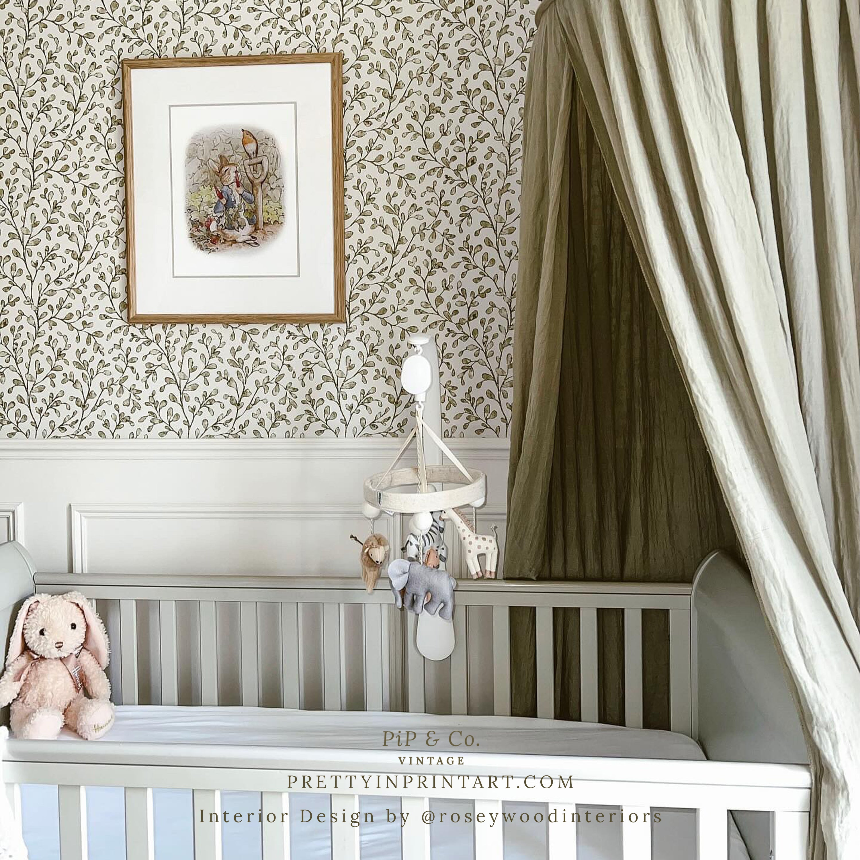 Beatrix Potter, individuell gerahmt mit @roseywoodinteriors