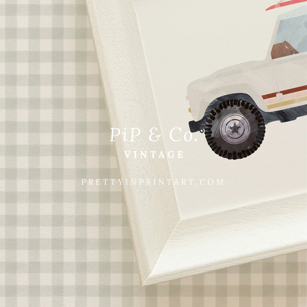 Land Rover Defender Art, Set |  Framed (Hollyhock Little Greene 00304)