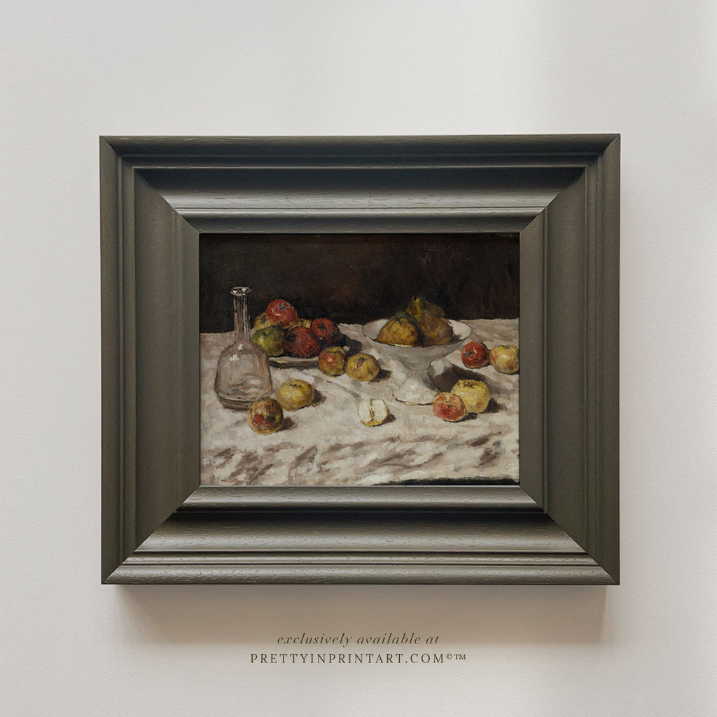 Framed Still Life, Apples Art (00505 + PAN-00301)