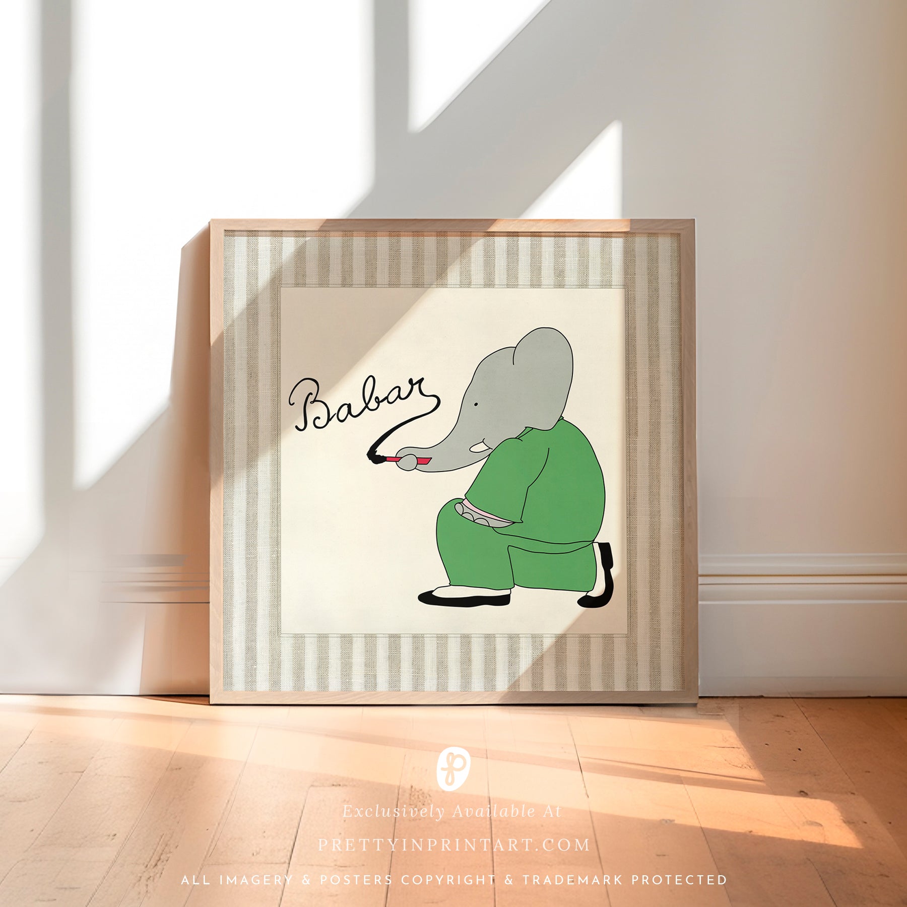 Babar Nursery Art 006 |  Unframed