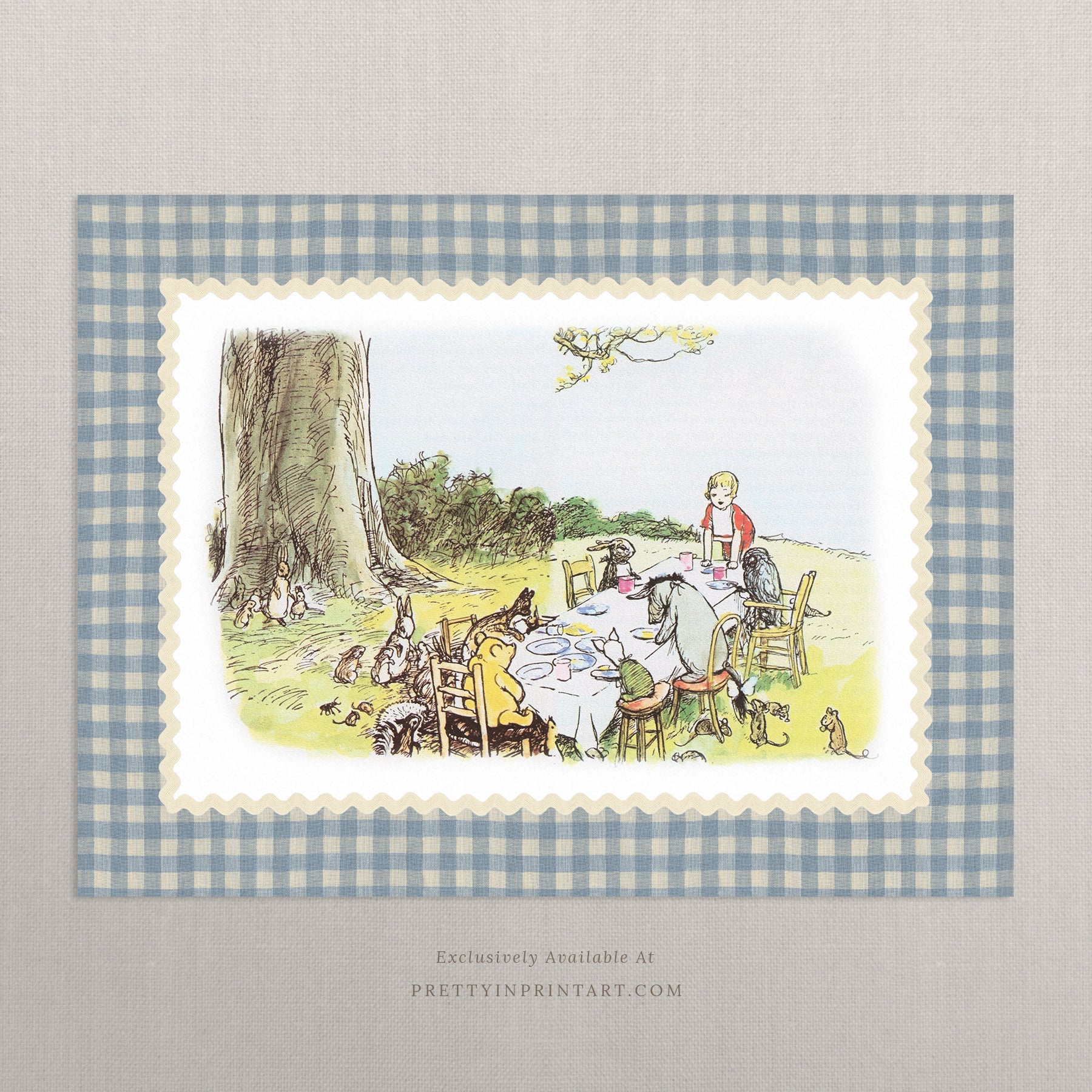 Winnie The Pooh Art Print 002 |  Unframed