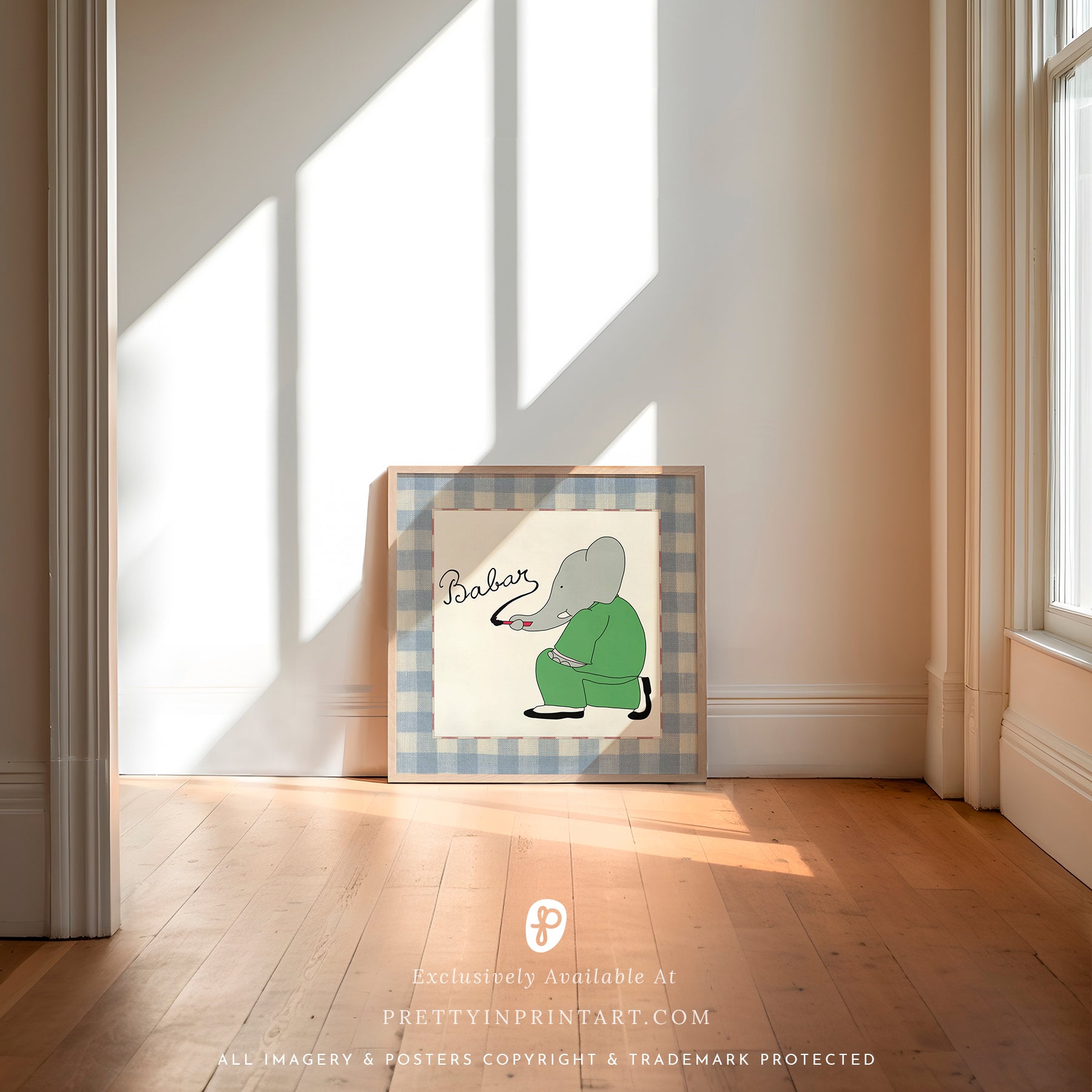 Babar Nursery Art 007 |  Unframed