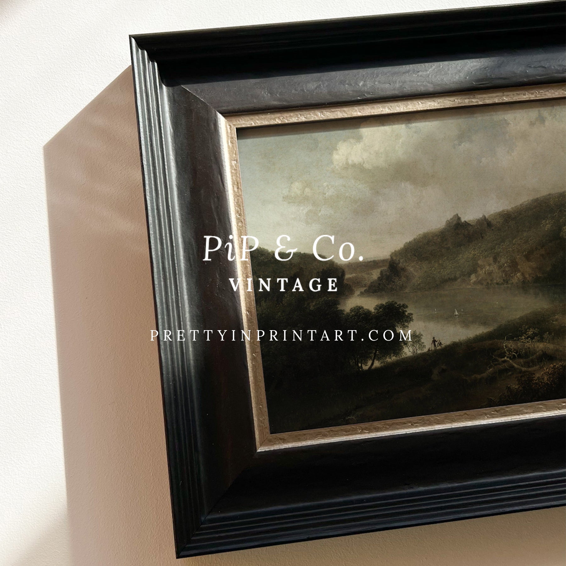 Framed Landscape Art (00587 + BLK-6381)