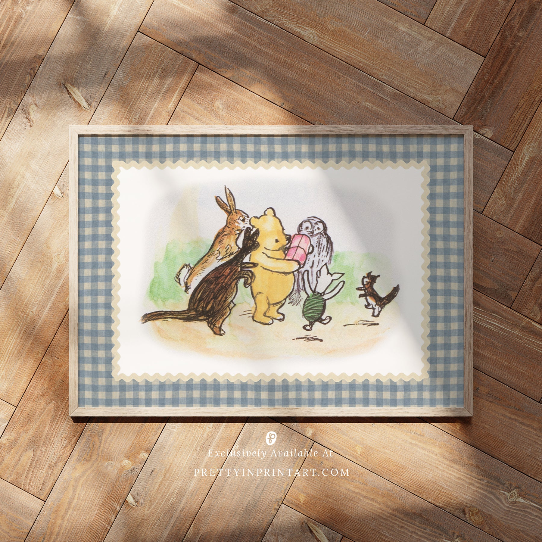 Winnie The Pooh Art Print 006 |  Framed Print