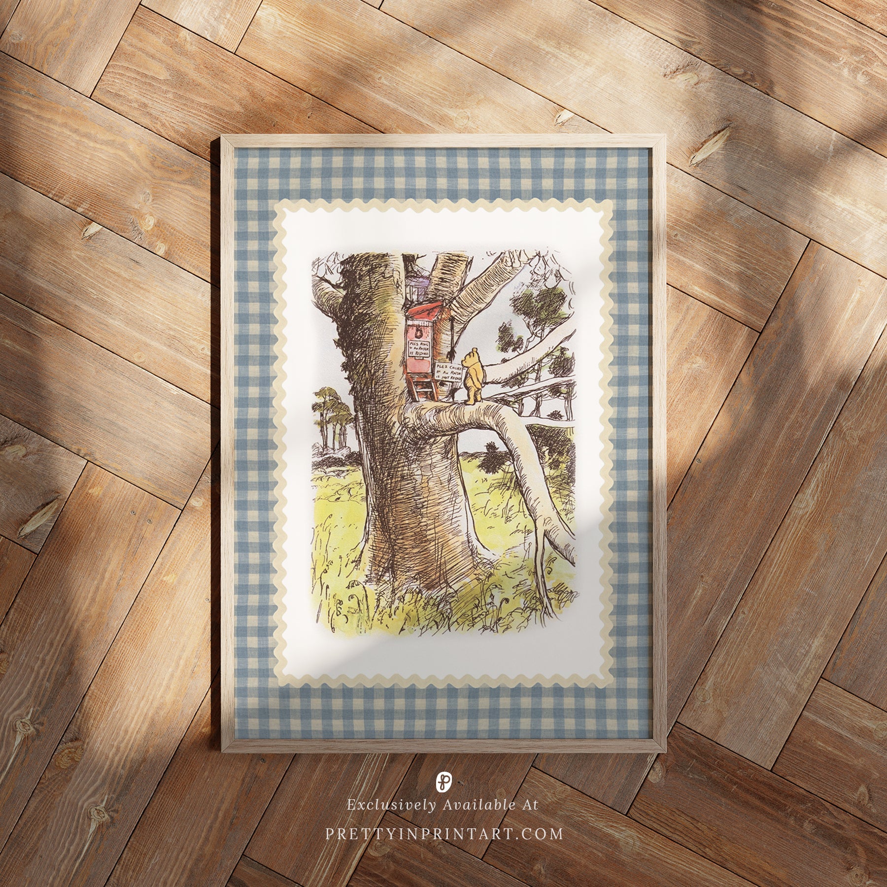 Winnie The Pooh Art Print 007 |  Framed Print