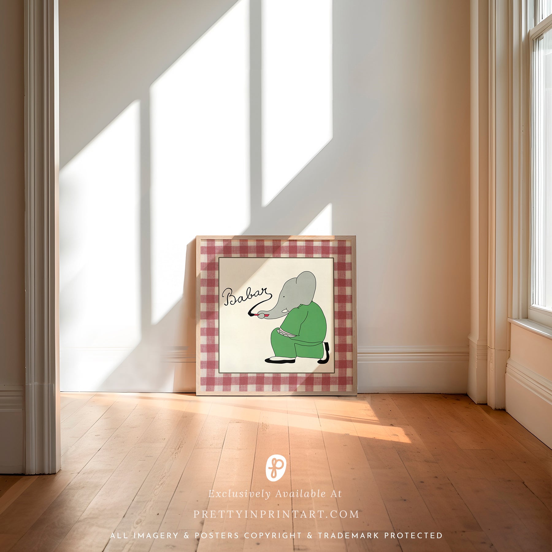 Babar Nursery Art 008 |  Unframed