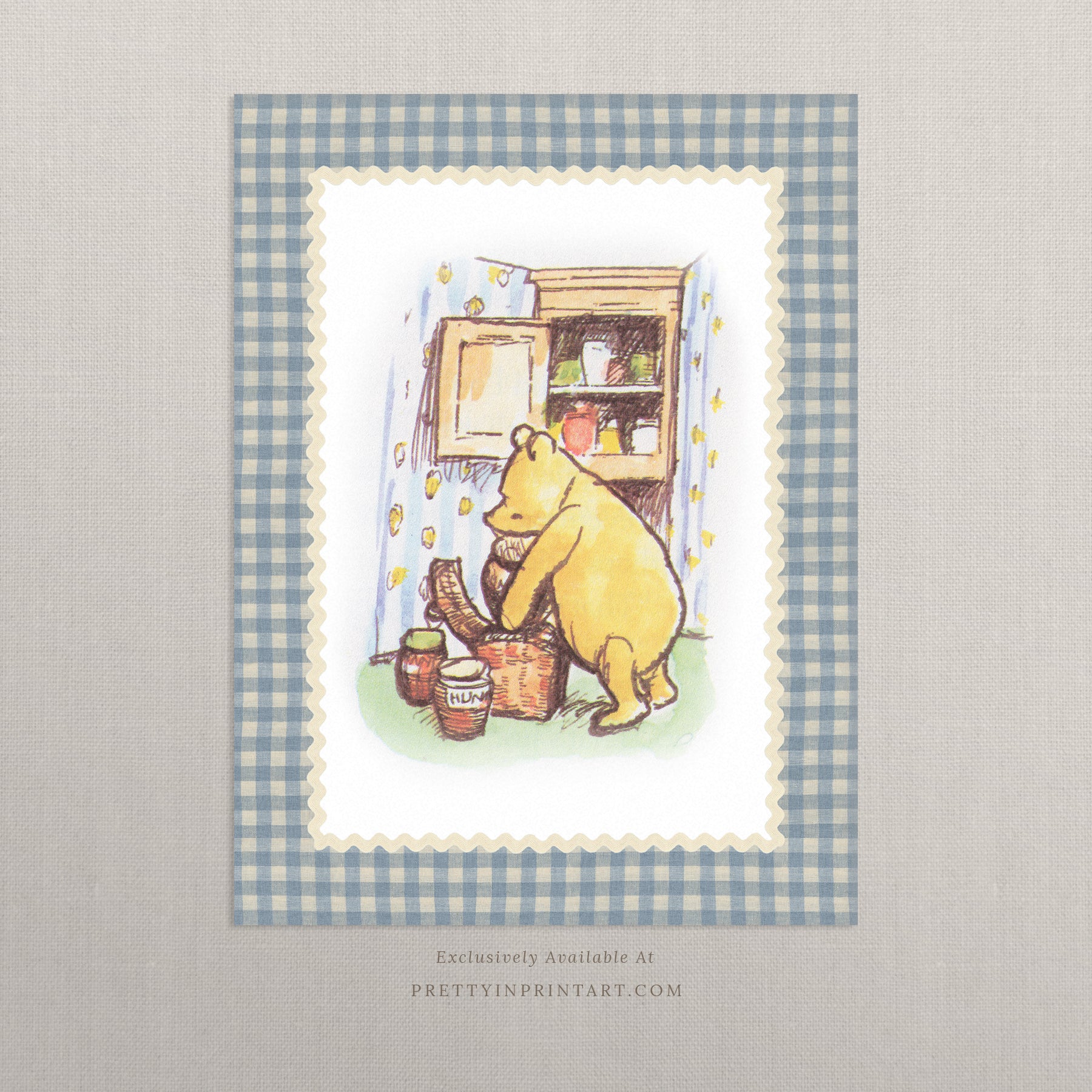 Winnie The Pooh Art Print 009 |  Unframed