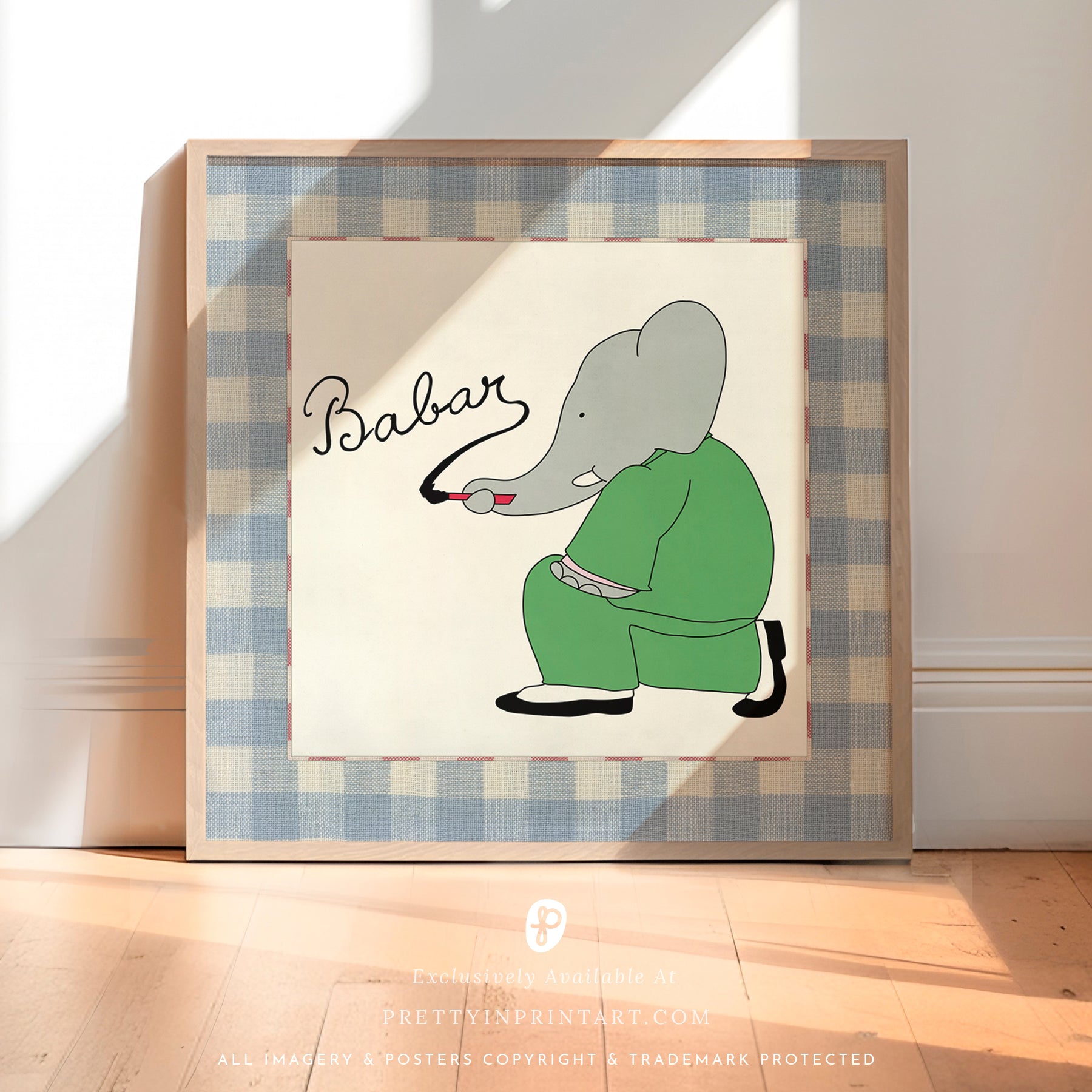 Babar Nursery Art 007 |  Unframed