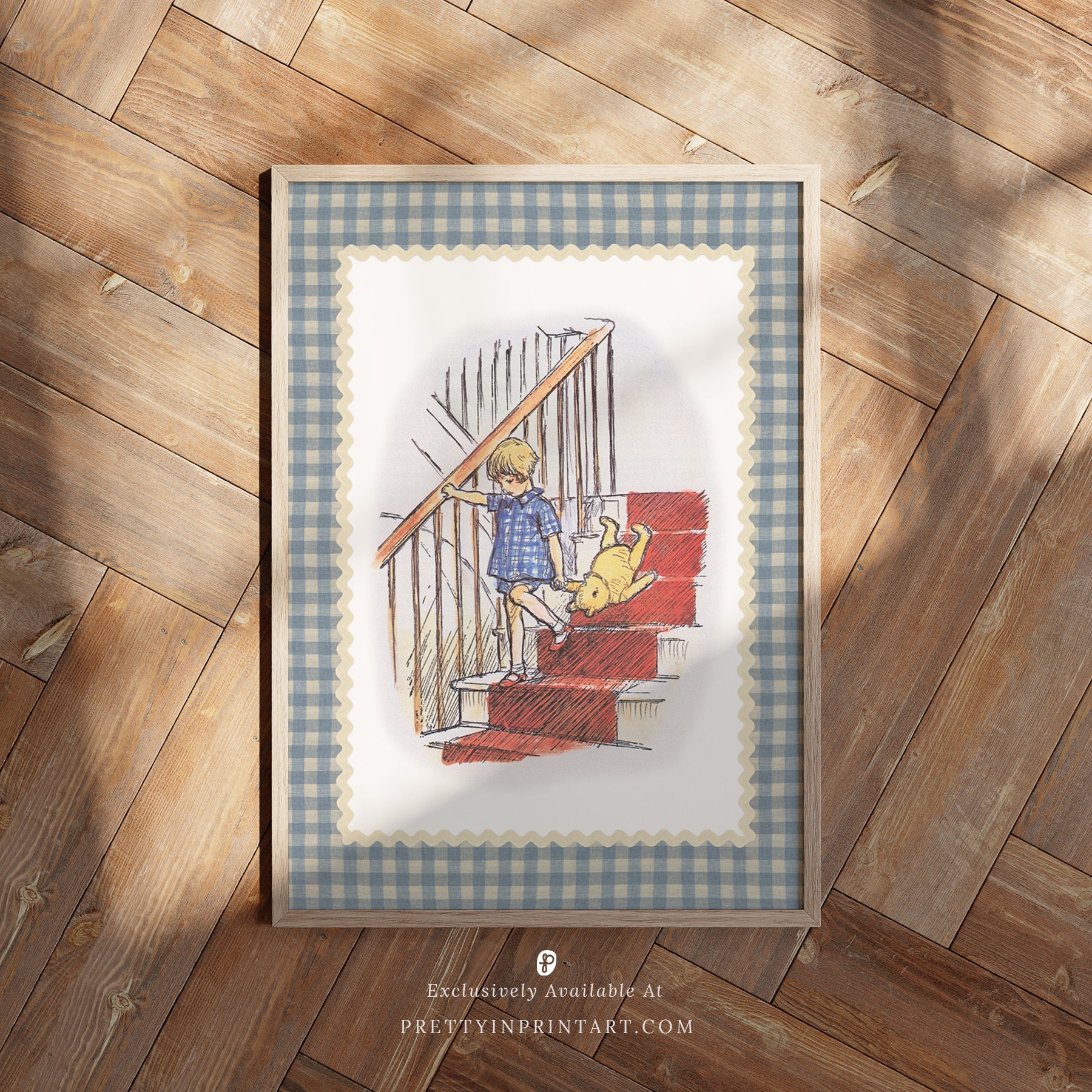 Winnie The Pooh Art Print 010 |  Framed Print