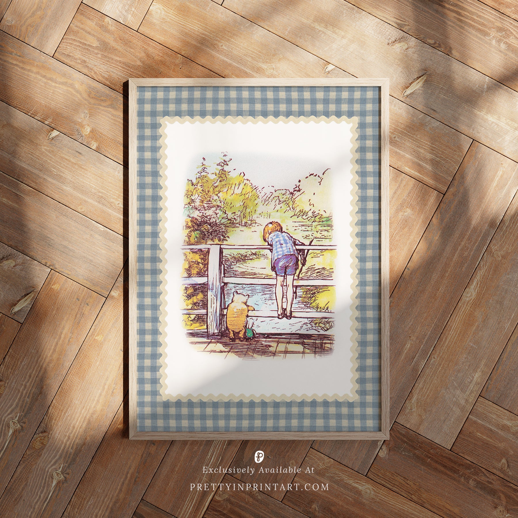 Winnie The Pooh Art Print 011 |  Framed Print