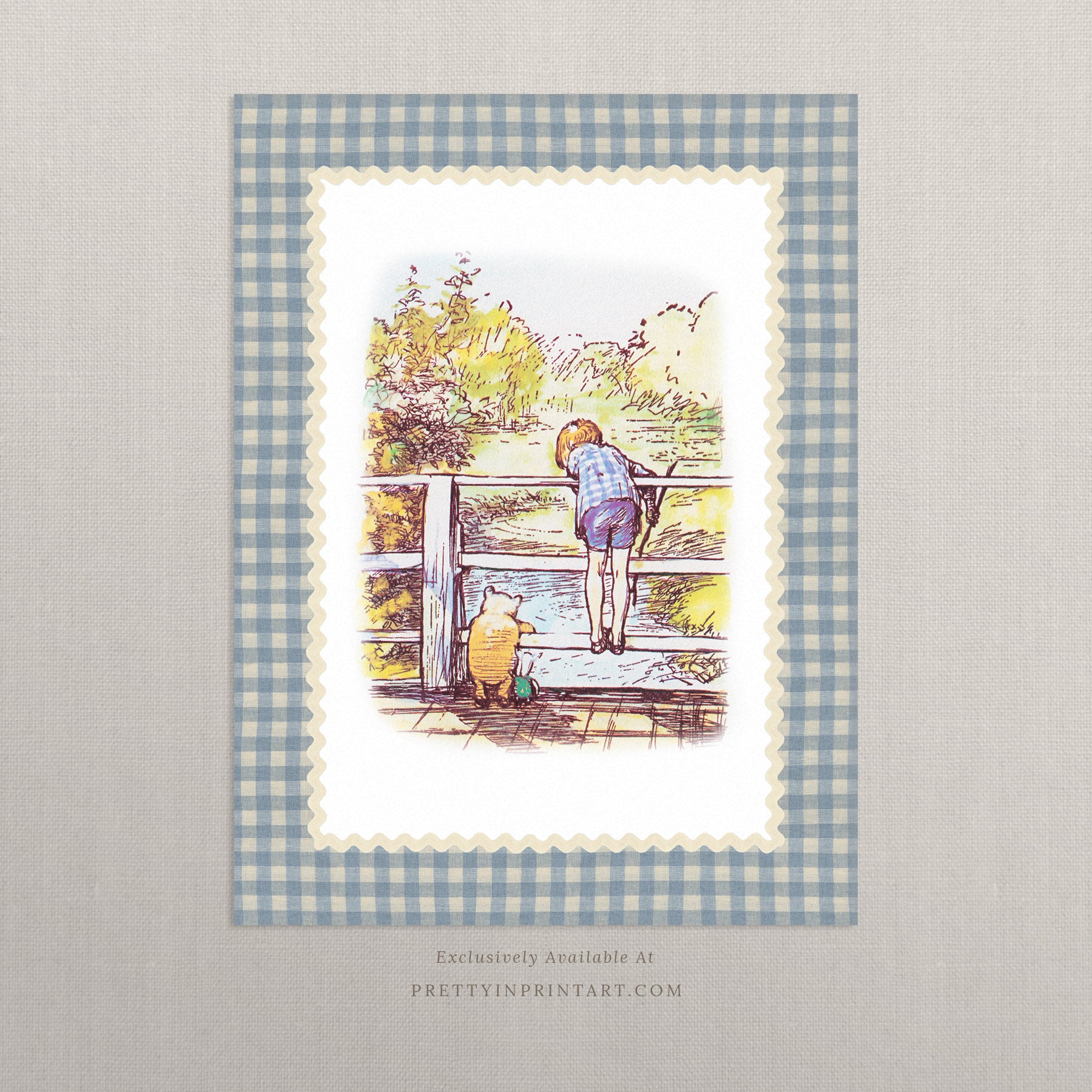 Winnie The Pooh Art Print 011 |  Unframed