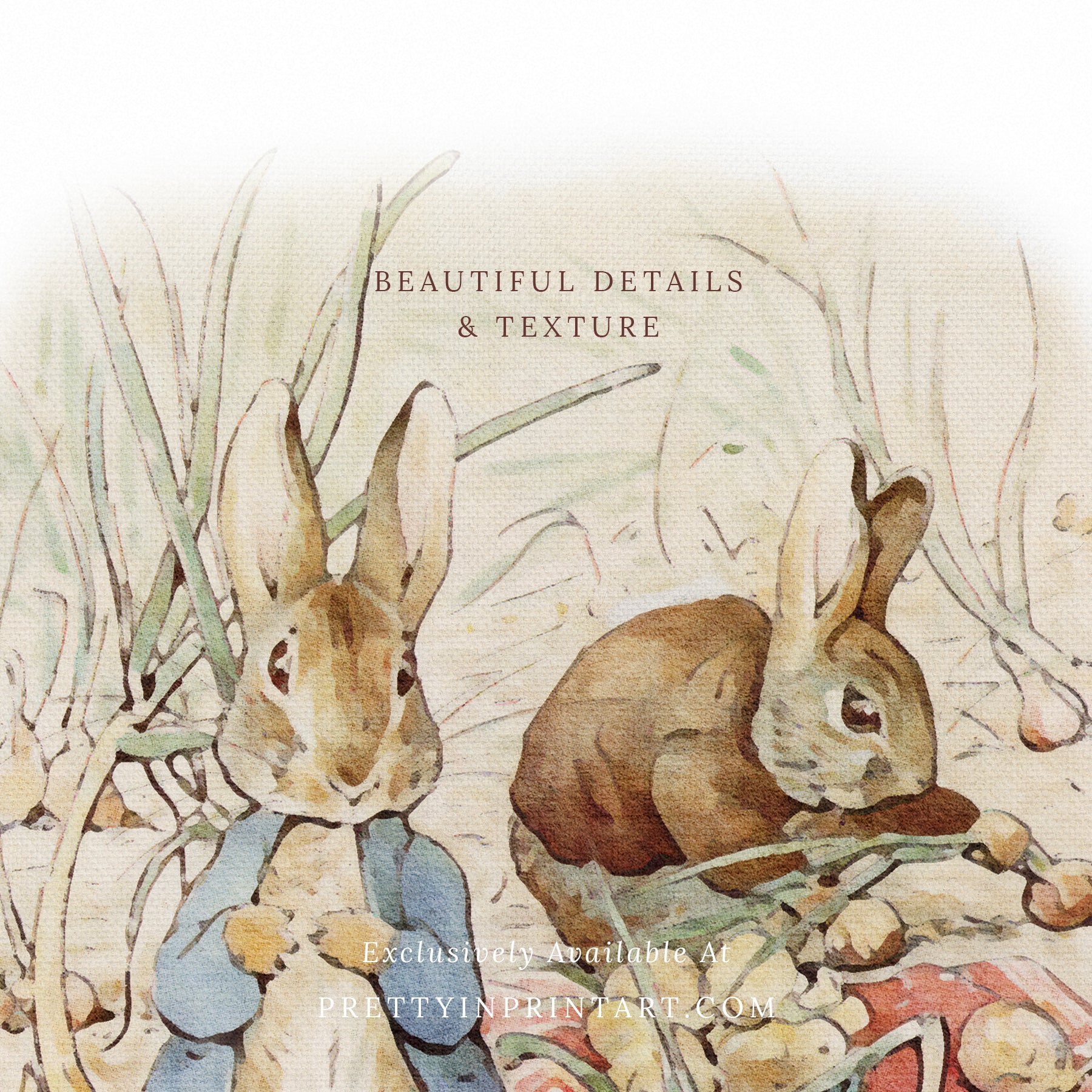 Von Beatrix Potter inspirierte Kunst | Ungerahmt