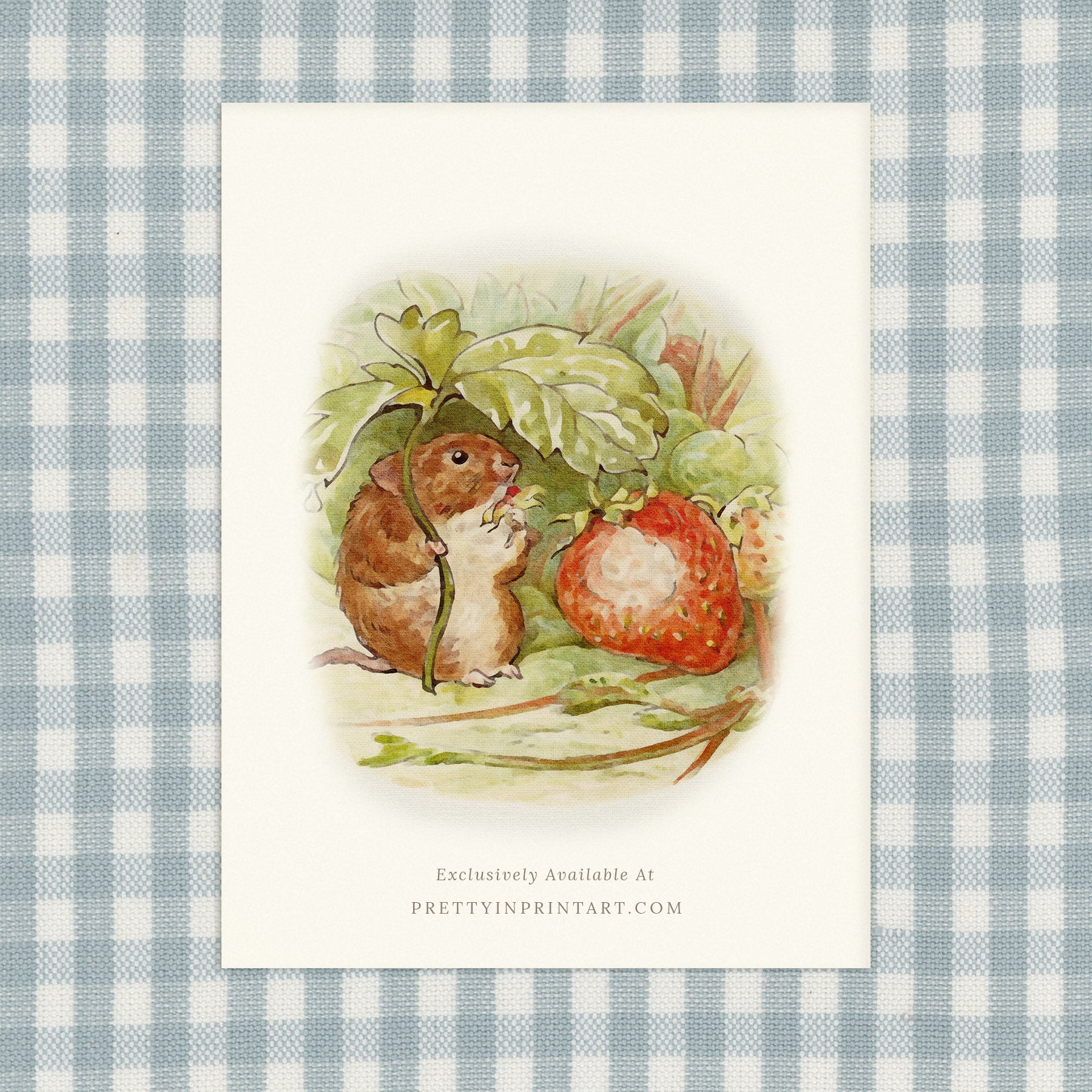 Von Beatrix Potter inspirierte Kunst | Ungerahmt