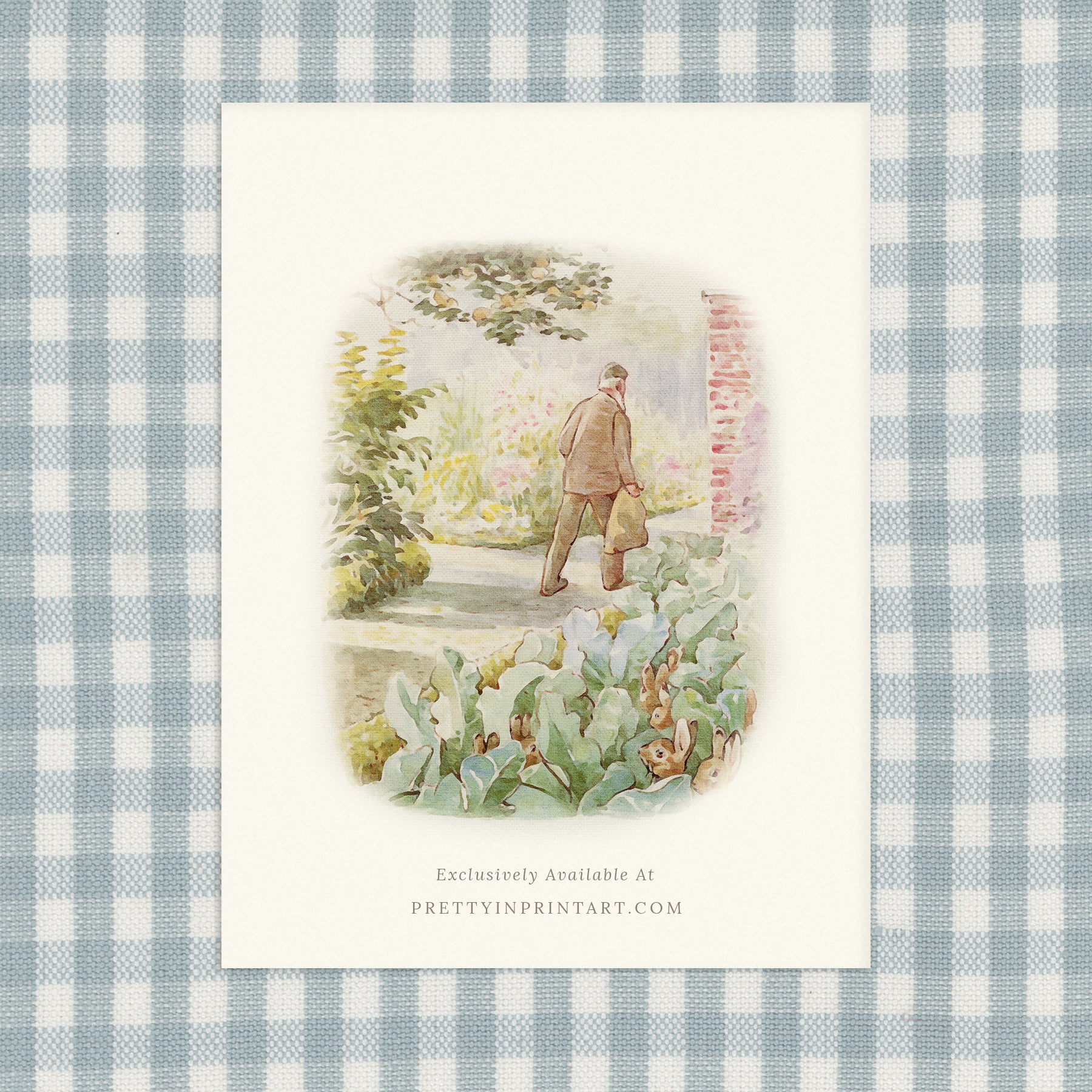 Beatrix Potter Inspired Art |  Unframed