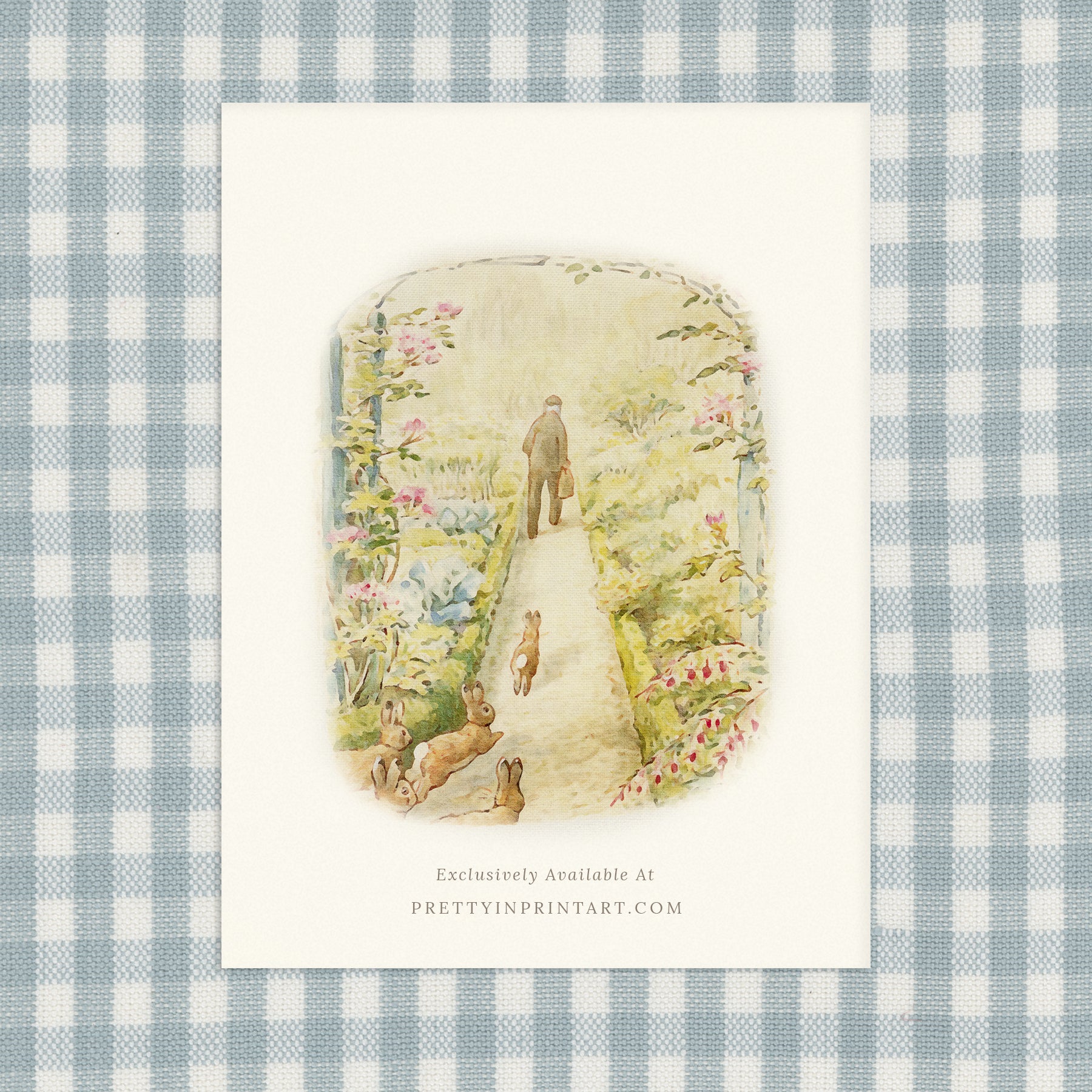 Beatrix Potter Inspired Art |  Unframed