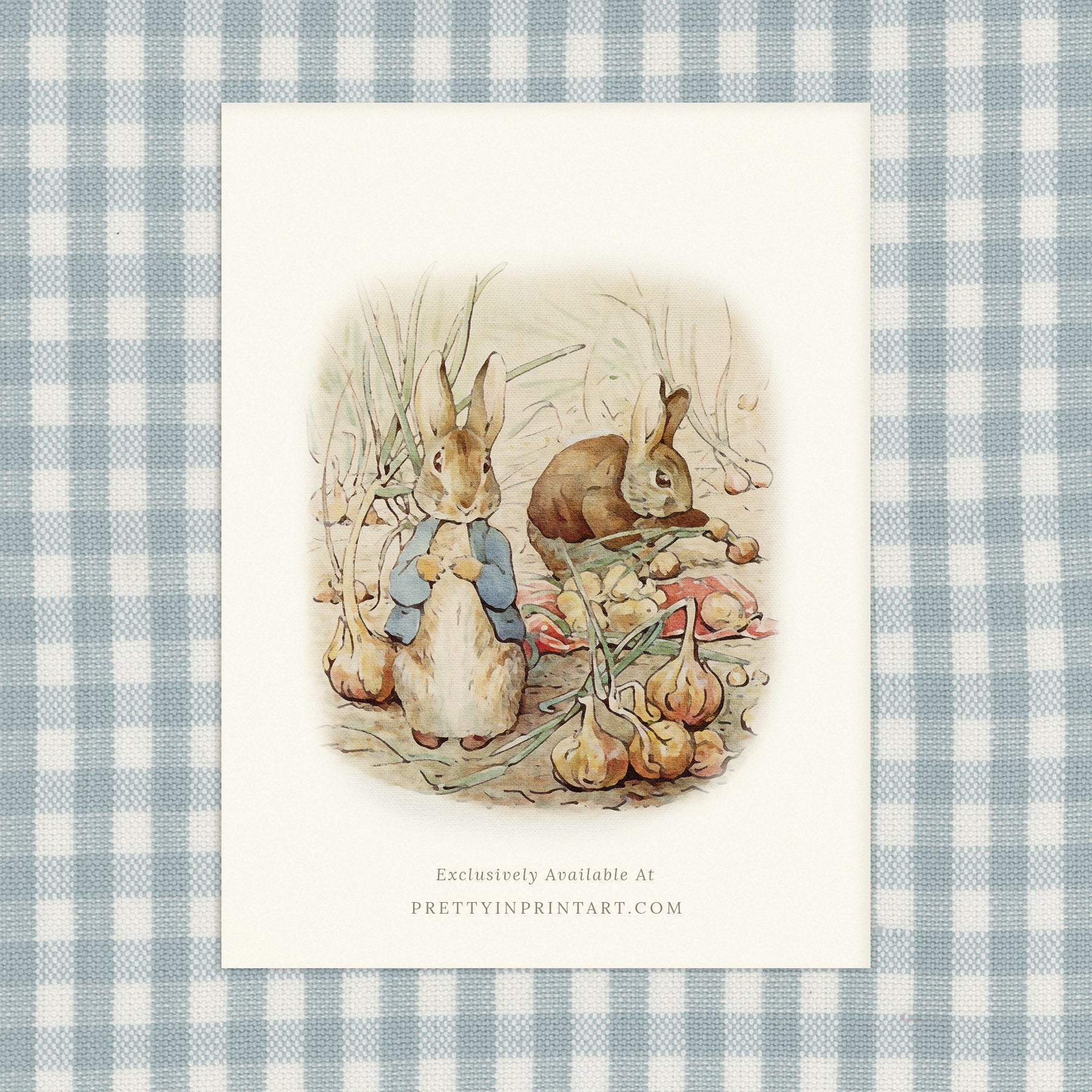 Beatrix Potter Inspired Art |  Unframed