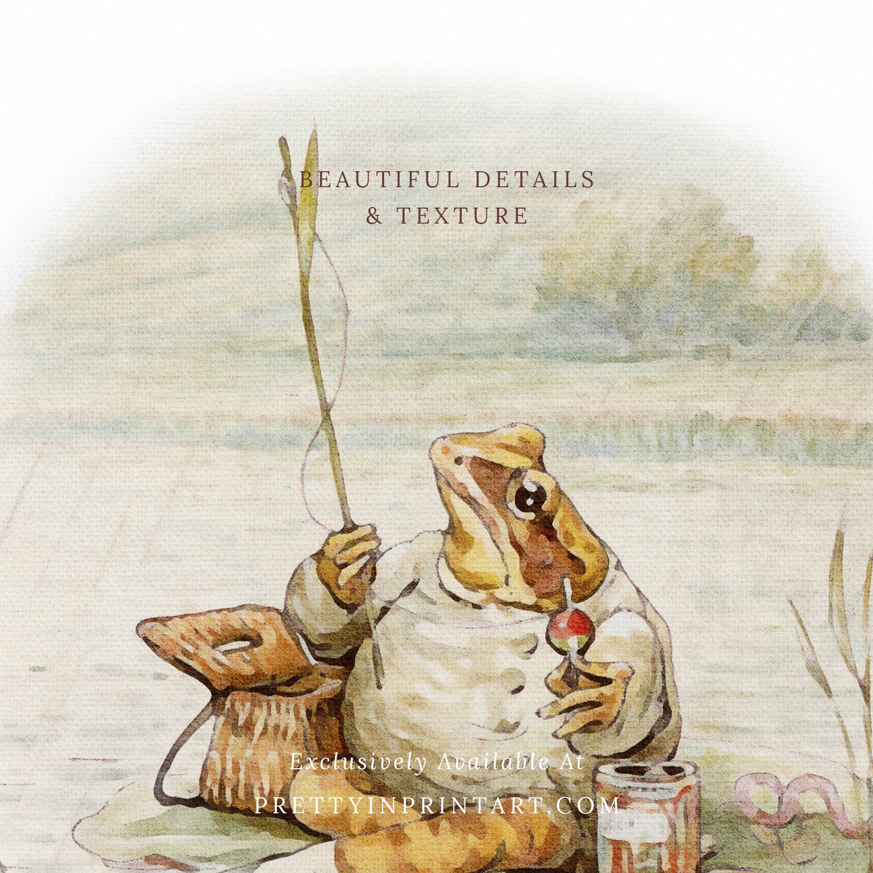 Beatrix Potter Inspired Art |  Unframed