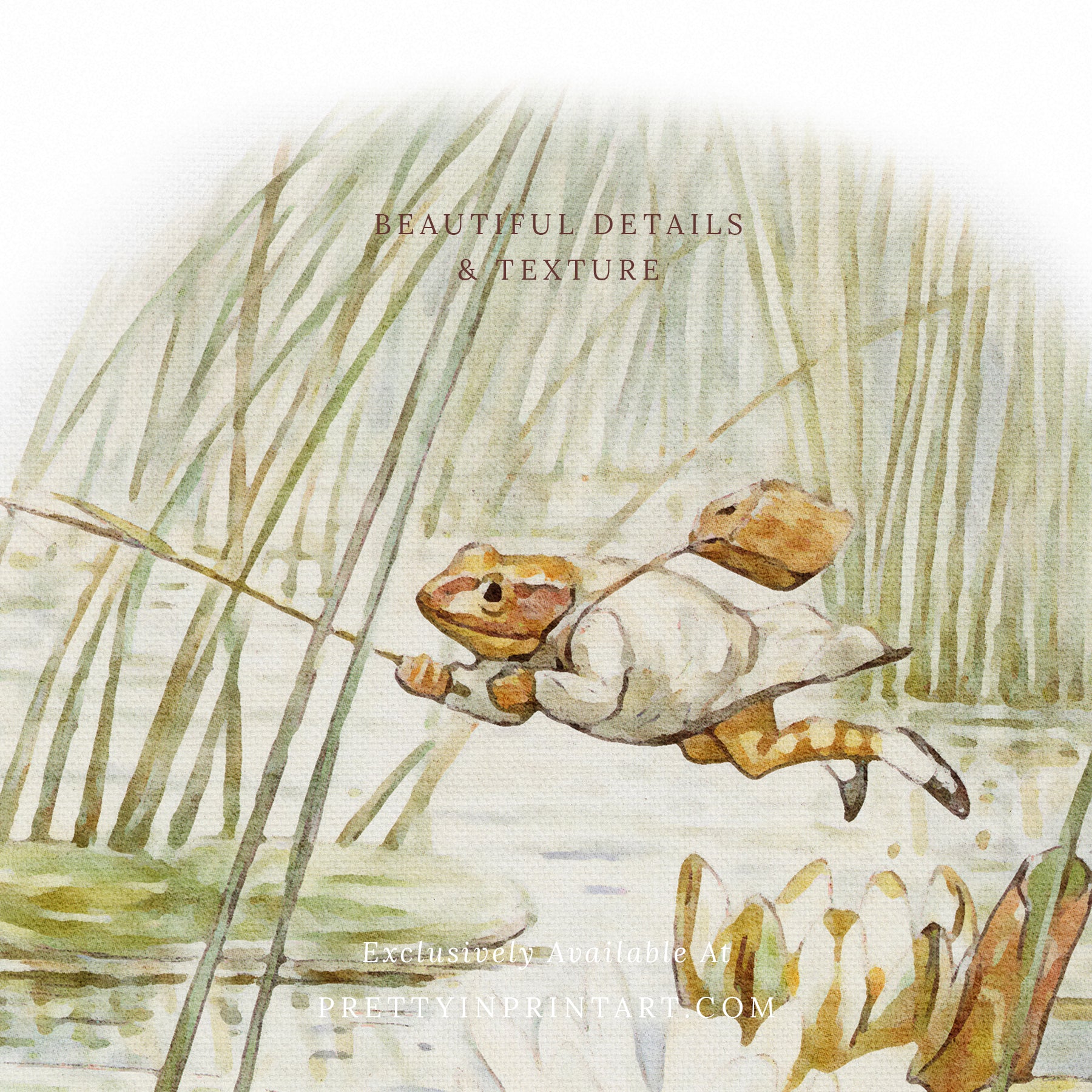 Von Beatrix Potter inspirierte Kunst | Ungerahmt