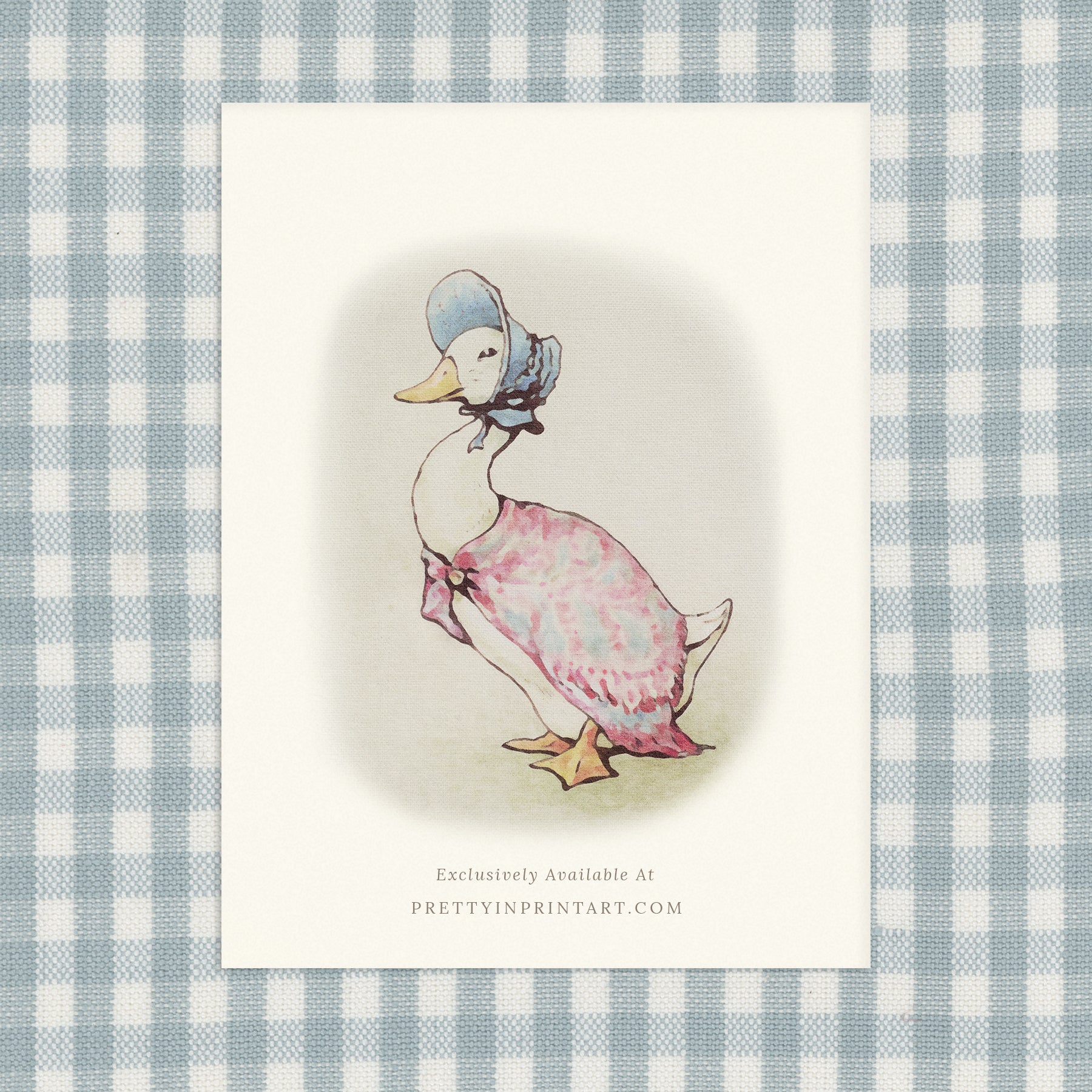 Beatrix Potter Inspired Art |  Unframed