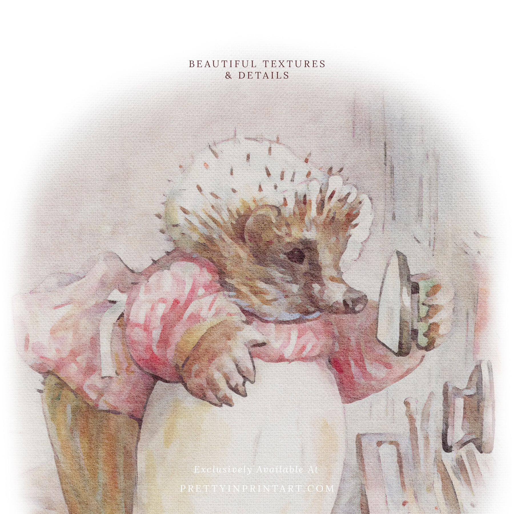 Beatrix Potter Inspired Art |  Unframed