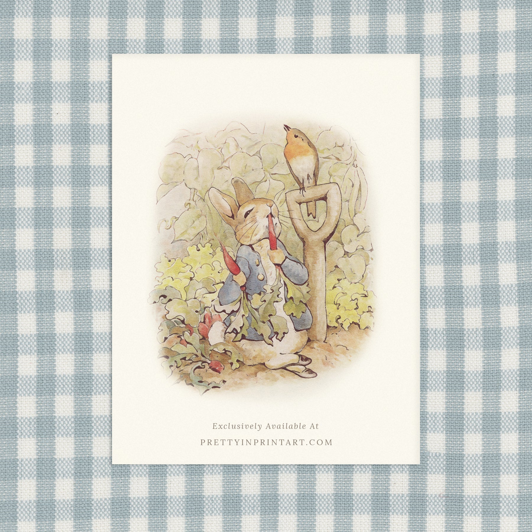 Beatrix Potter Inspired Art |  Unframed