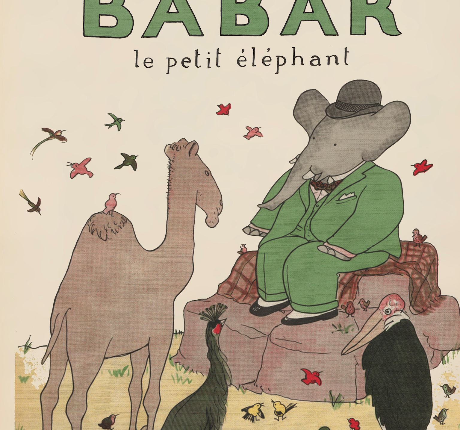 Babar Vintage Art 00108 |  Unframed