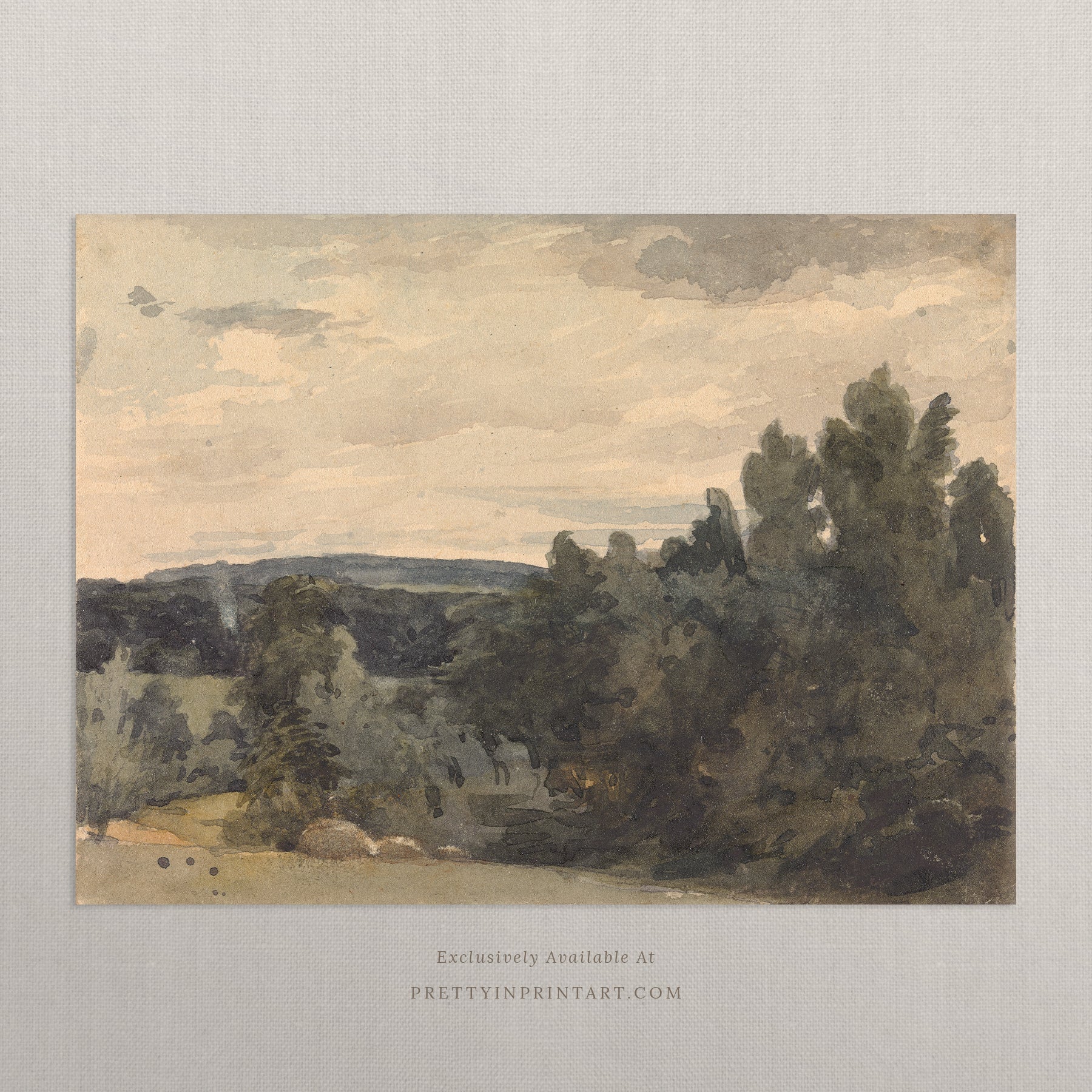 Vintage Landscape Art 00520 |  Unframed