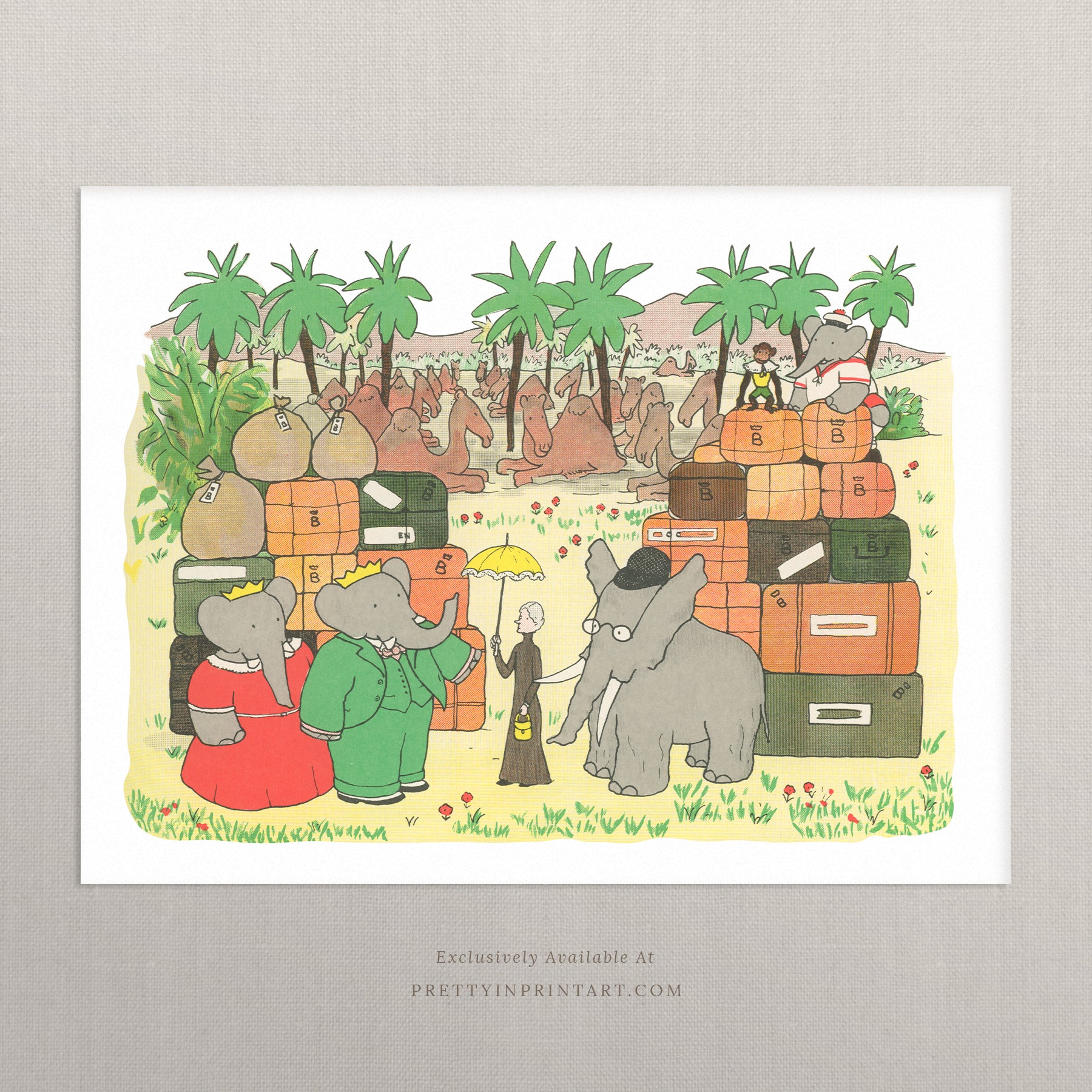 Babar Travels |  Unframed