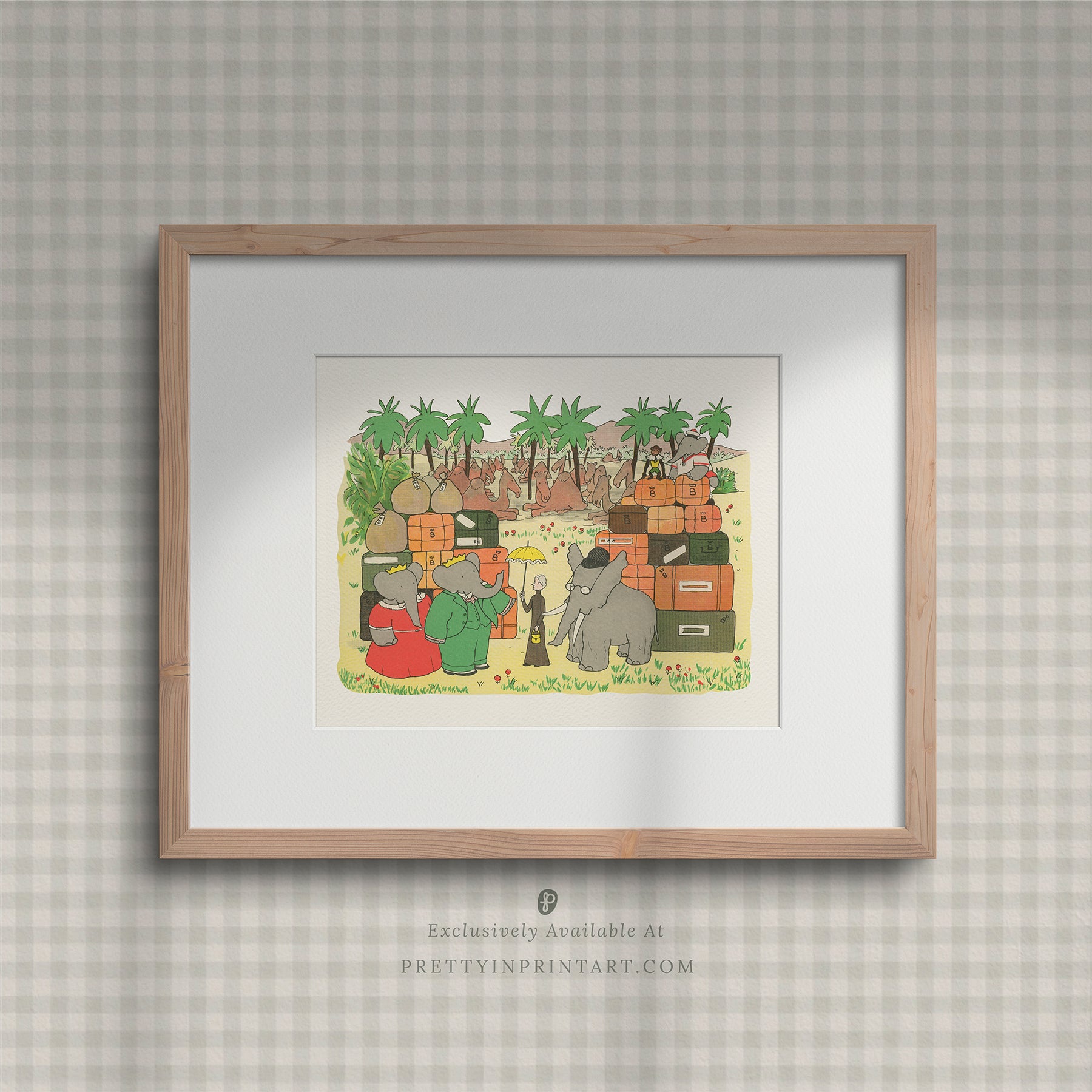 Babar Travels |  Framed & Mounted Print