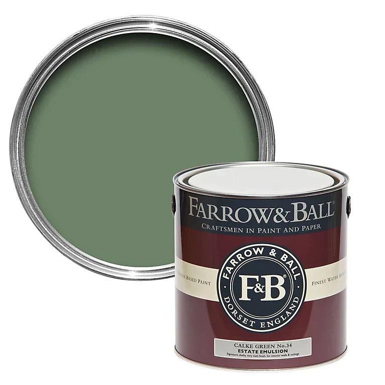 Babar & Cornelius |  Framed (Calke Green Farrow & Ball 00303)