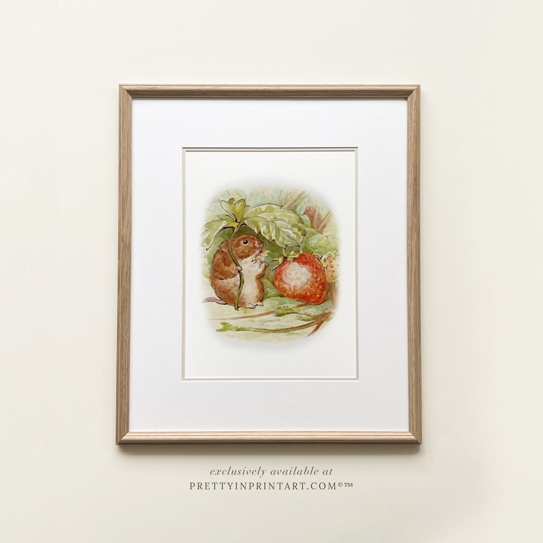 Peter Rabbit Nursery Art | Custom Frame