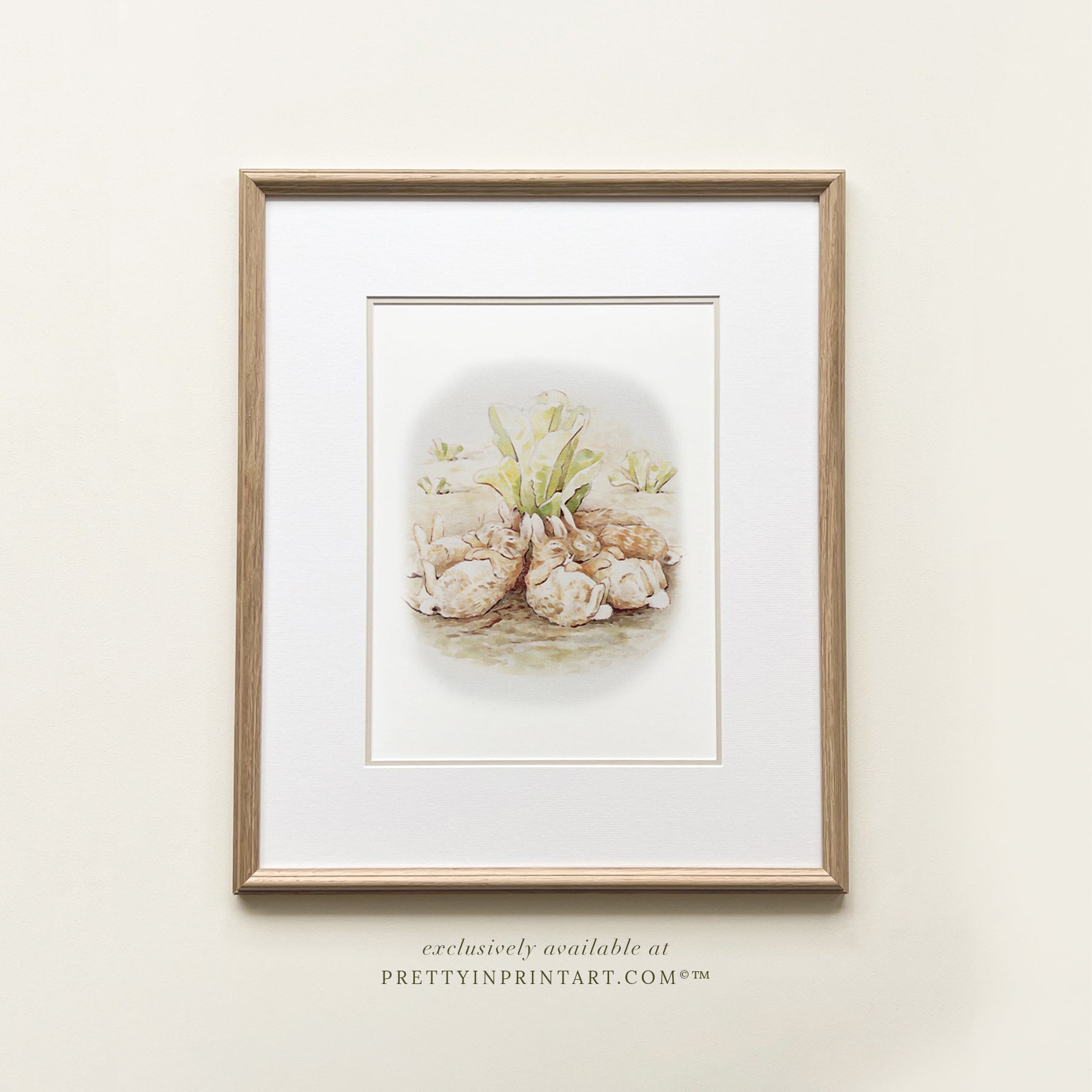 Johnny Town Mouse Nursery Art | Custom Frame