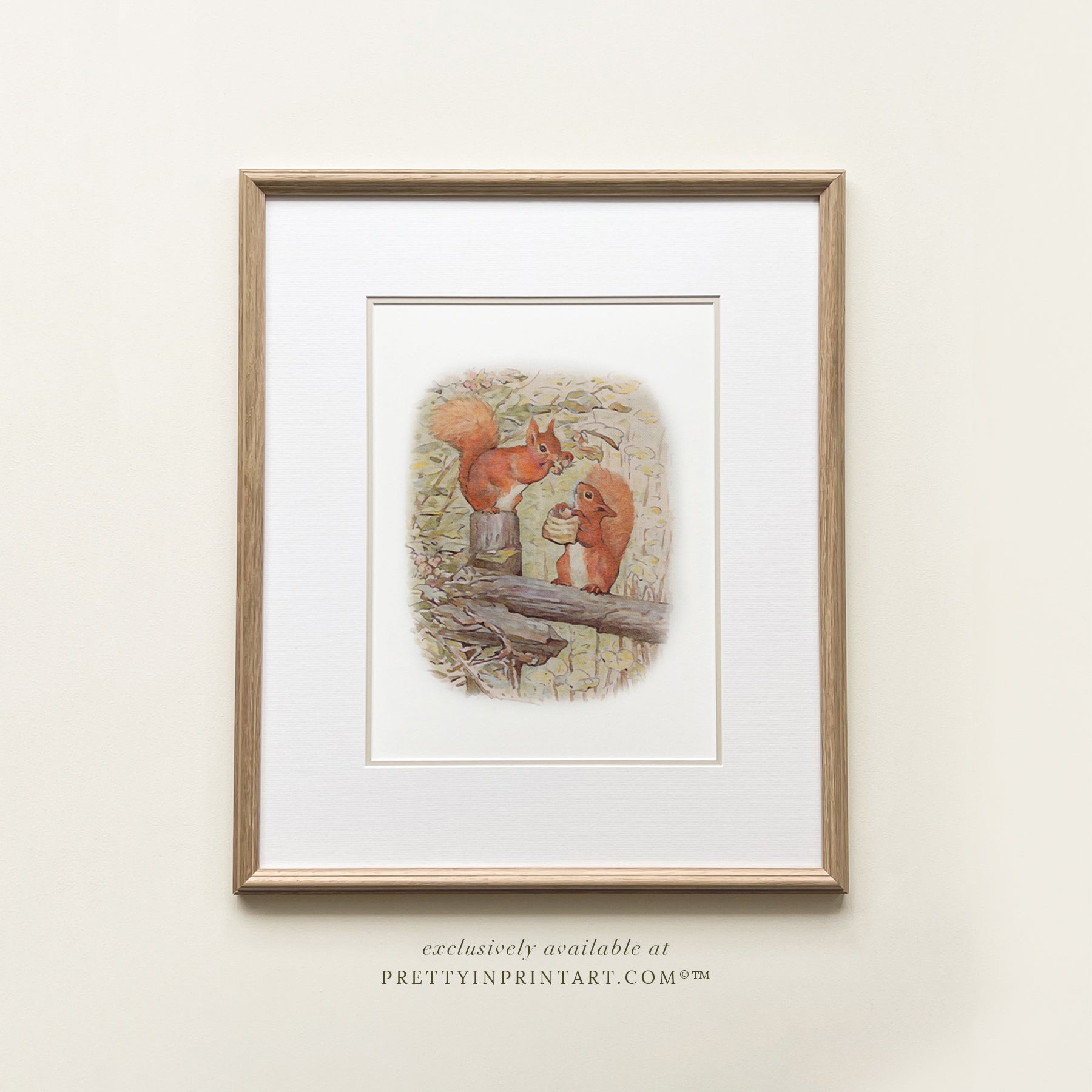 Peter Rabbit Nursery Art | Custom Frame