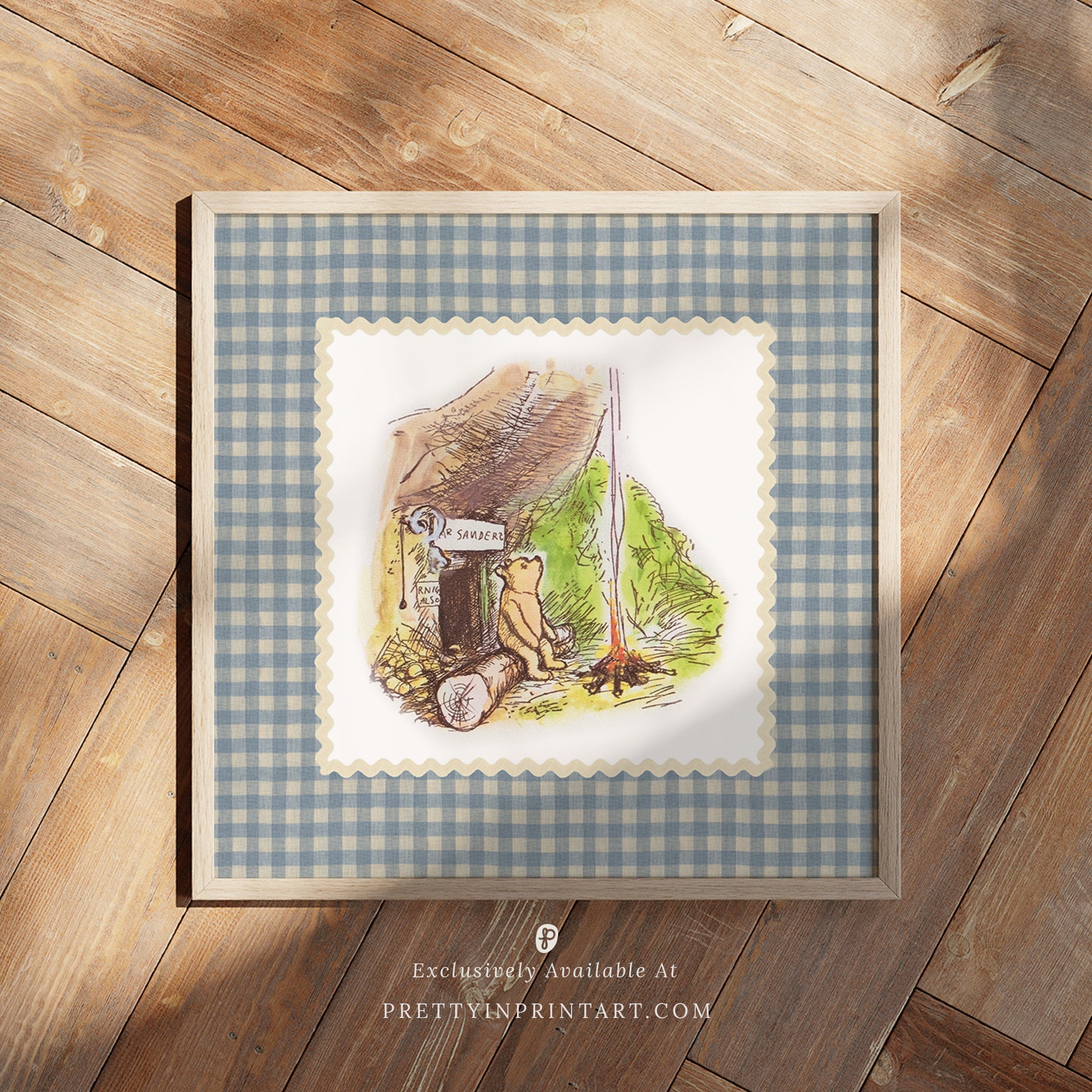 Winnie The Pooh Art Print 004 |  Framed Print