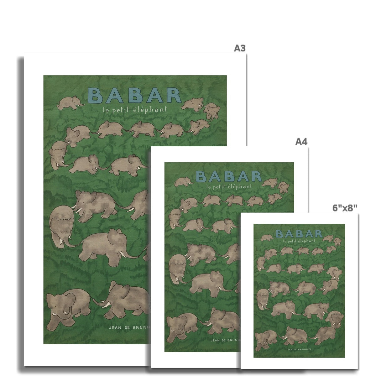 Babar Vintage Art 00110 | Ungerahmt