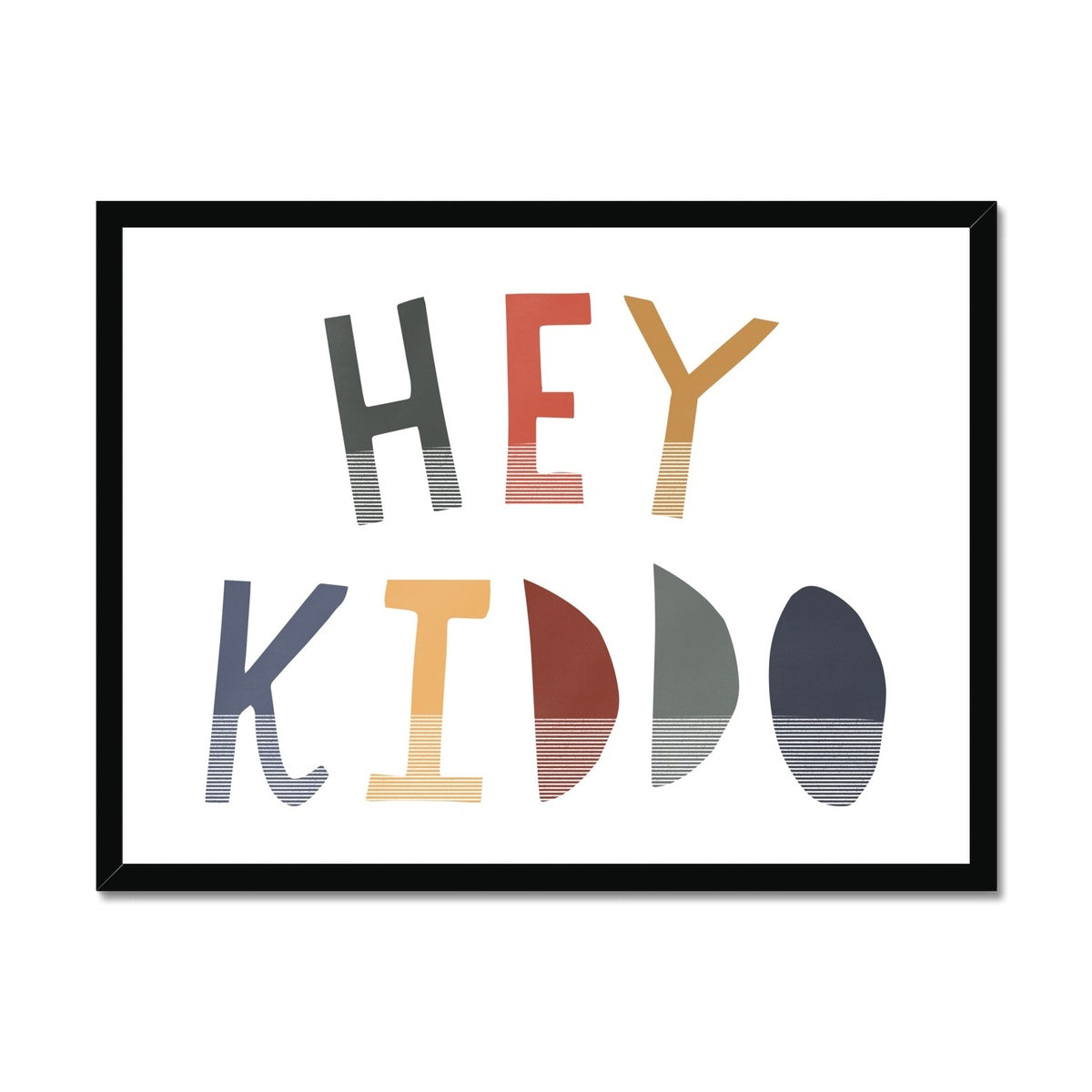 Hey Kiddo – Winter (Landschaft) | Gerahmter Druck