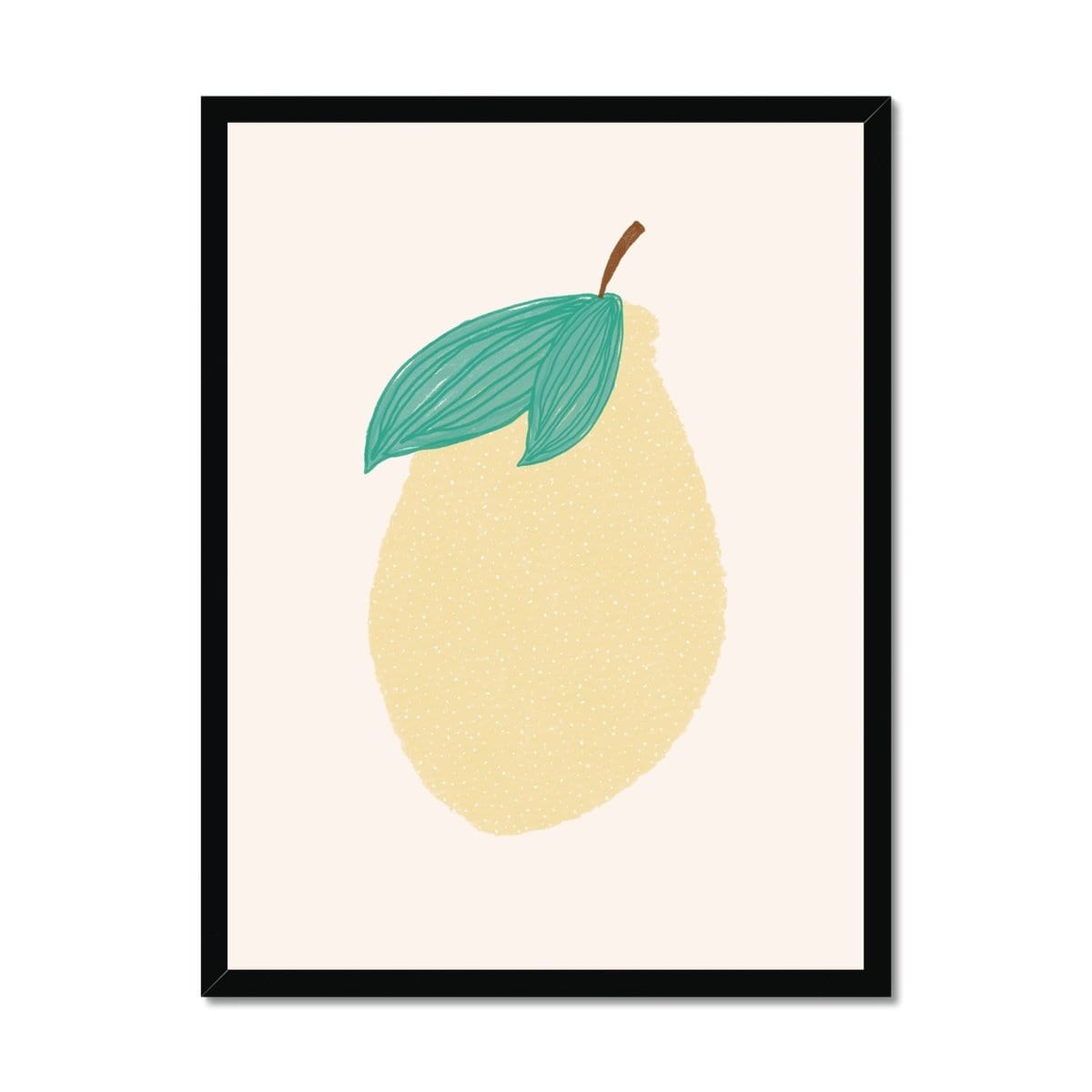 Lemon Nursery Art |  Framed Print