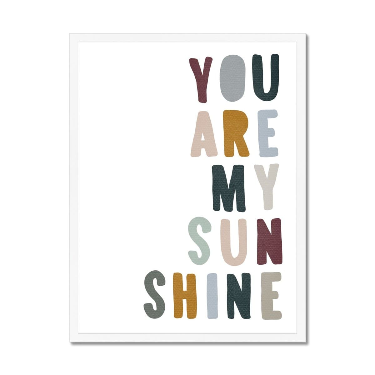 You Are My Sunshine - Woodland |  Framed Print