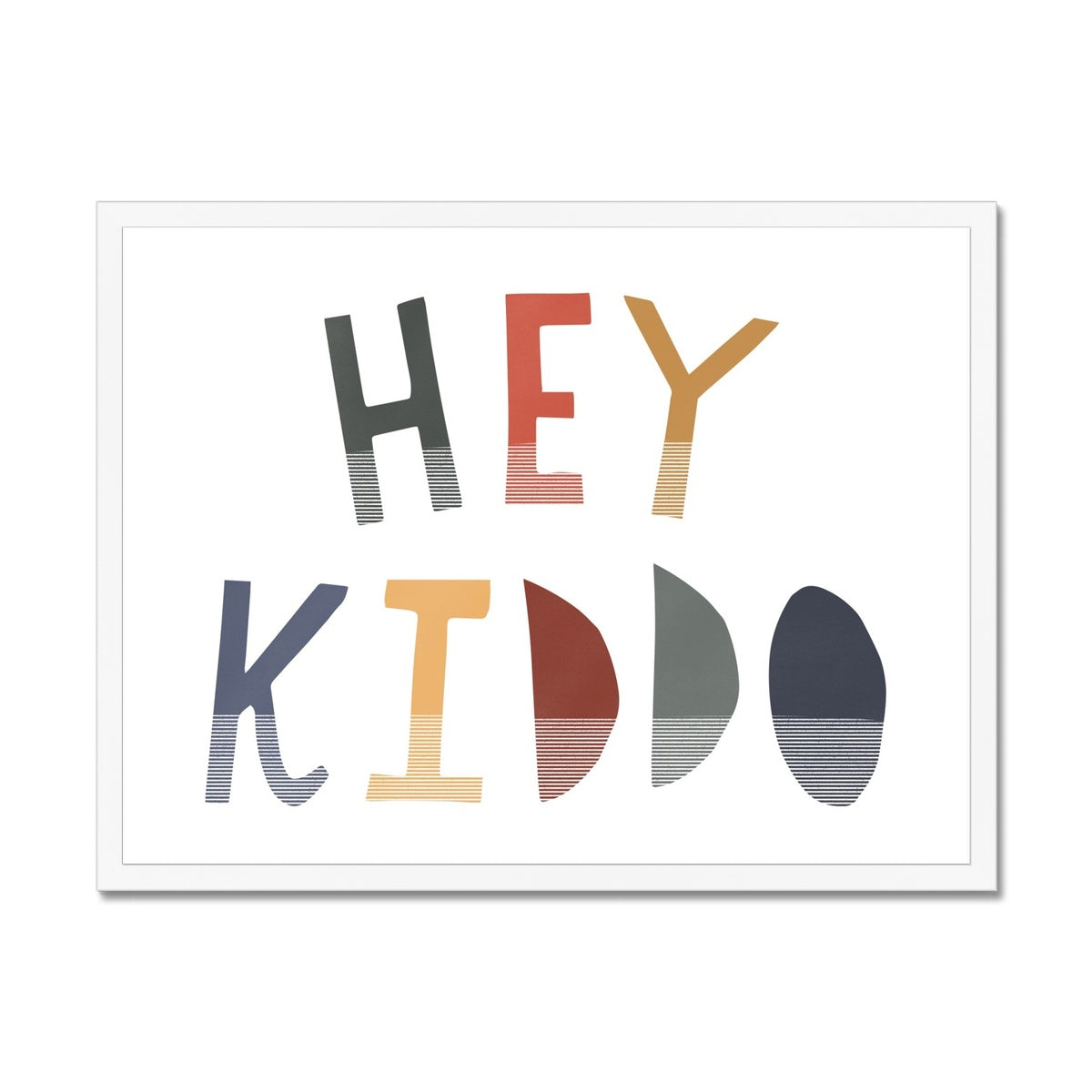 Hey Kiddo – Winter (Landschaft) | Gerahmter Druck